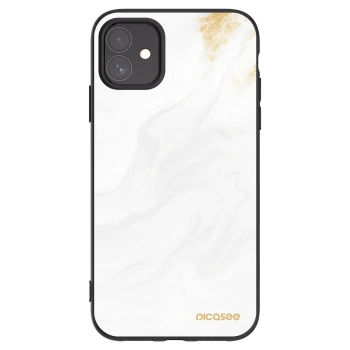 Picasee Apple iPhone 11 Hülle - Schwarzes Silikon - White