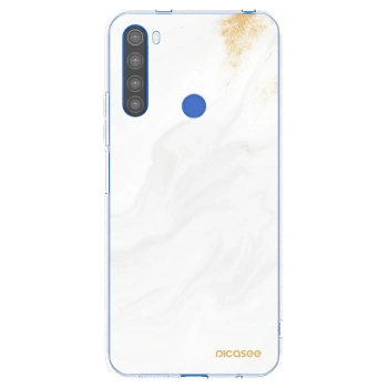 Picasee Xiaomi Redmi Note 8T Hülle - Transparentes Silikon - White
