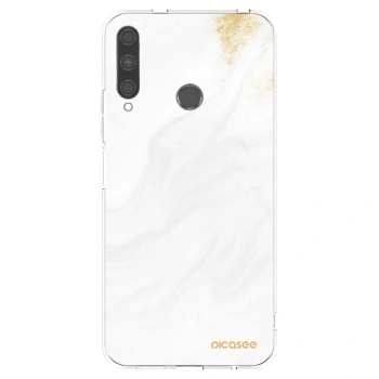 Picasee Huawei P40 Lite E Hülle - Transparentes Silikon - White