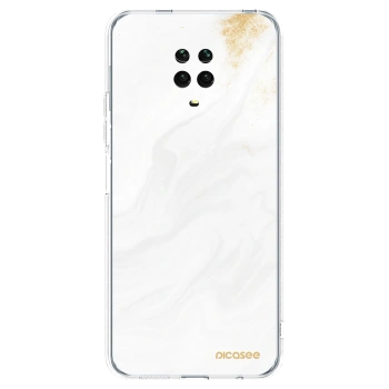Picasee Xiaomi Redmi Note 9 Pro Hülle - Transparentes Silikon - White
