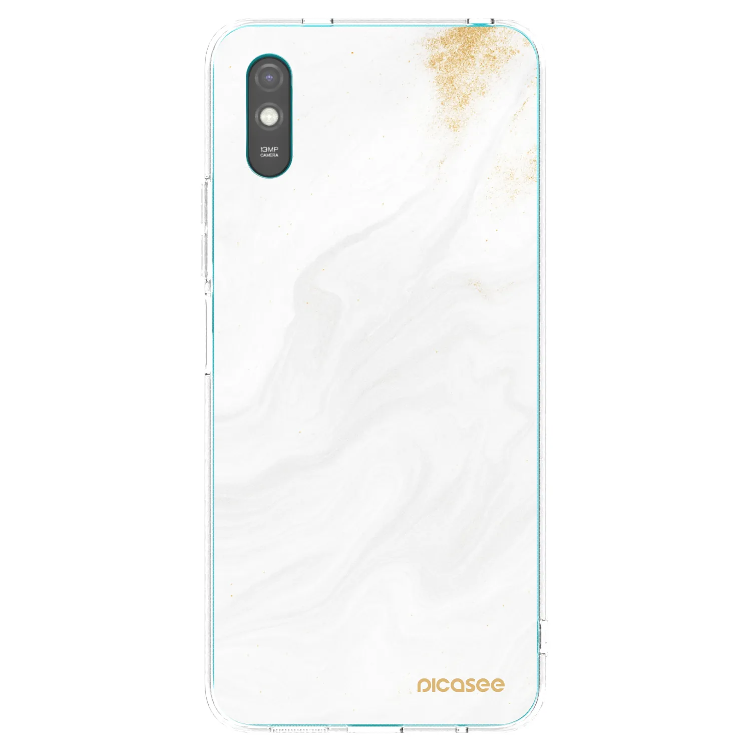 Picasee Xiaomi Redmi 9A Hülle - Transparentes Silikon - White