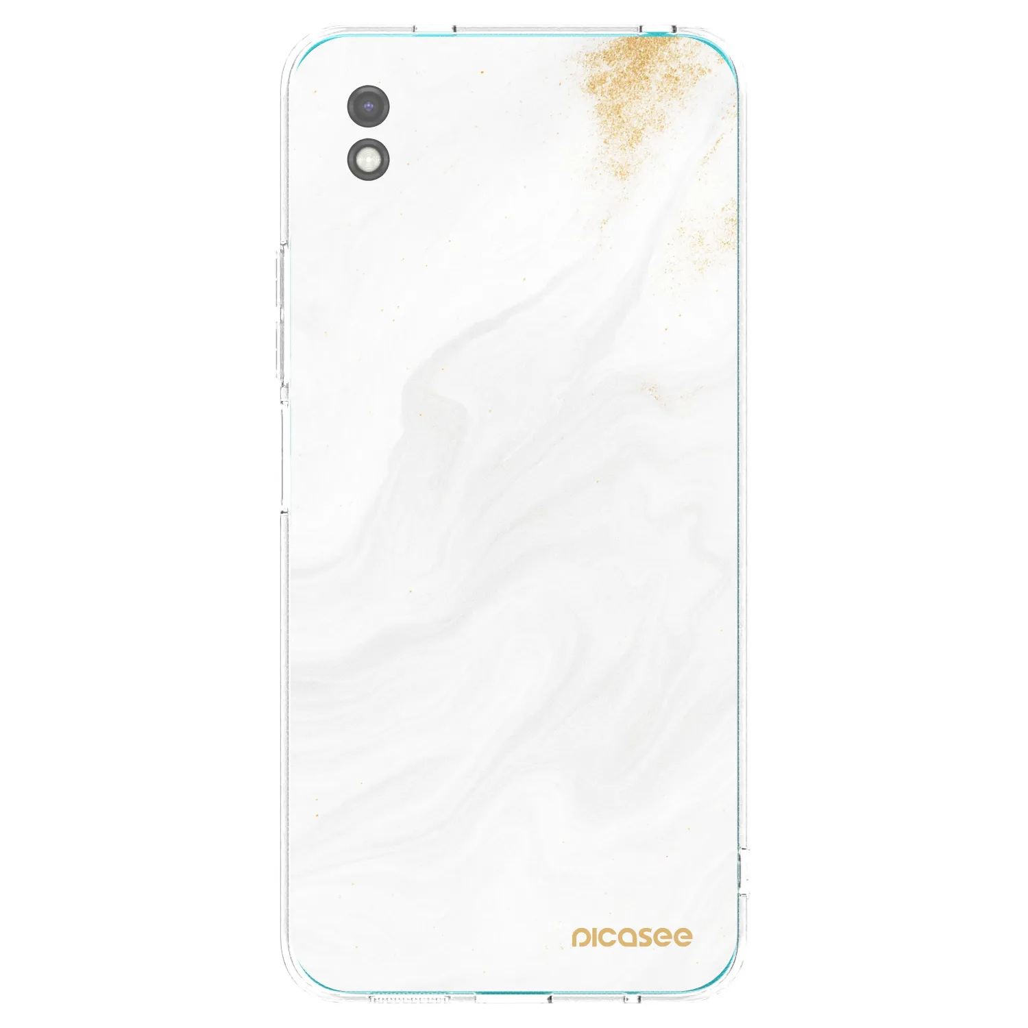 Picasee Xiaomi Redmi 9A Hülle - Schwarzes Silikon - White