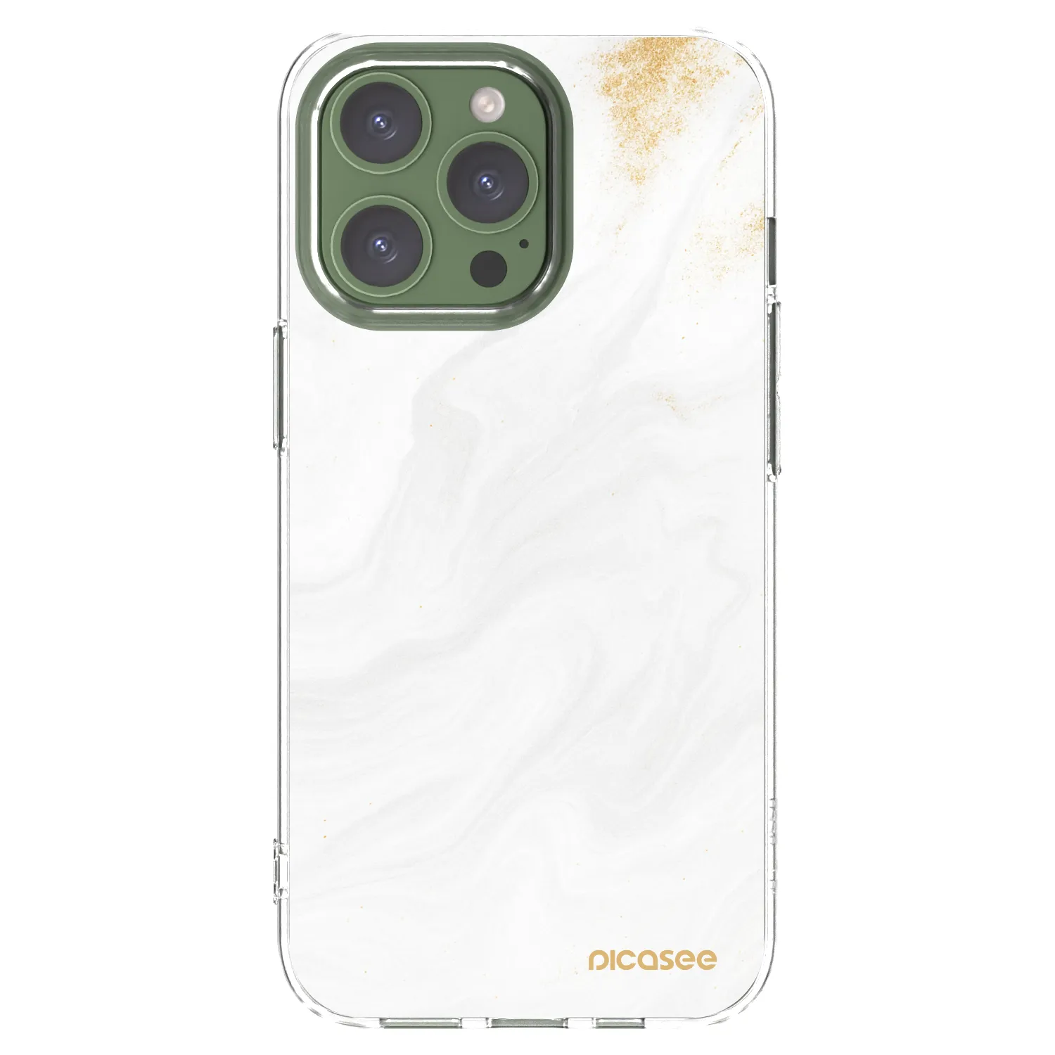 Picasee Apple iPhone 13 Pro Hülle - Transparentes Silikon - White
