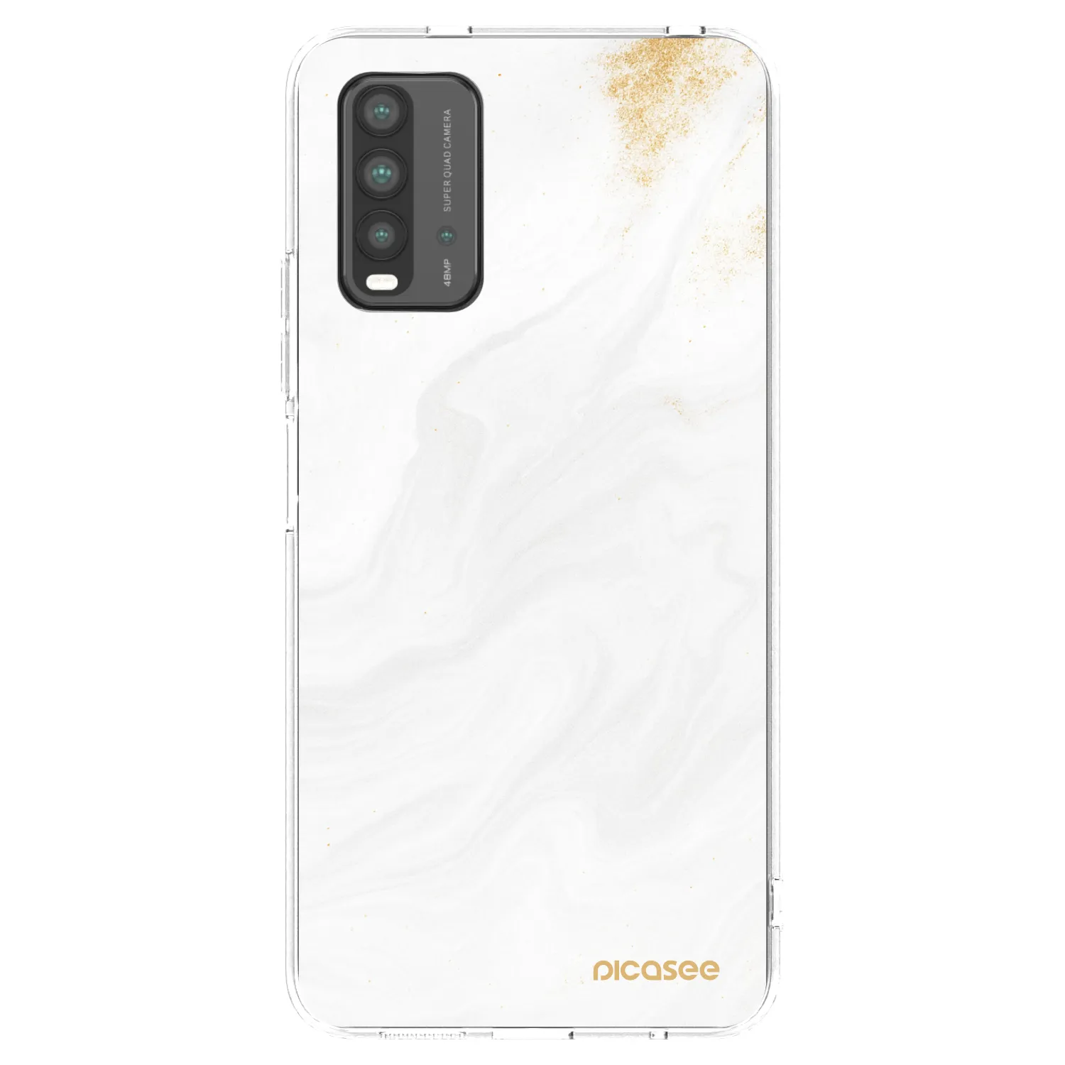 Picasee Xiaomi Redmi 9T Hülle - Transparentes Silikon - White