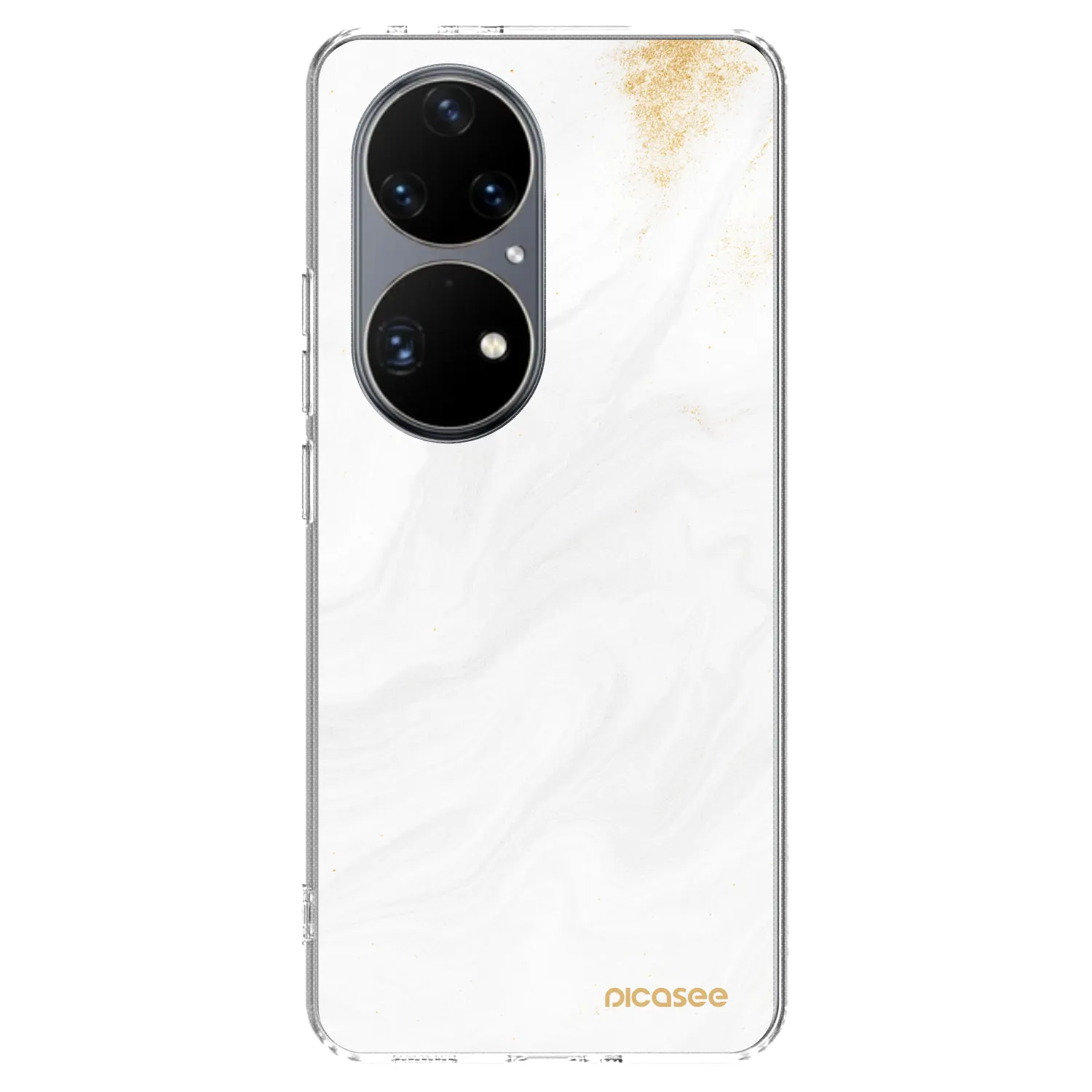 Picasee Huawei P50 Hülle - Transparentes Silikon - White