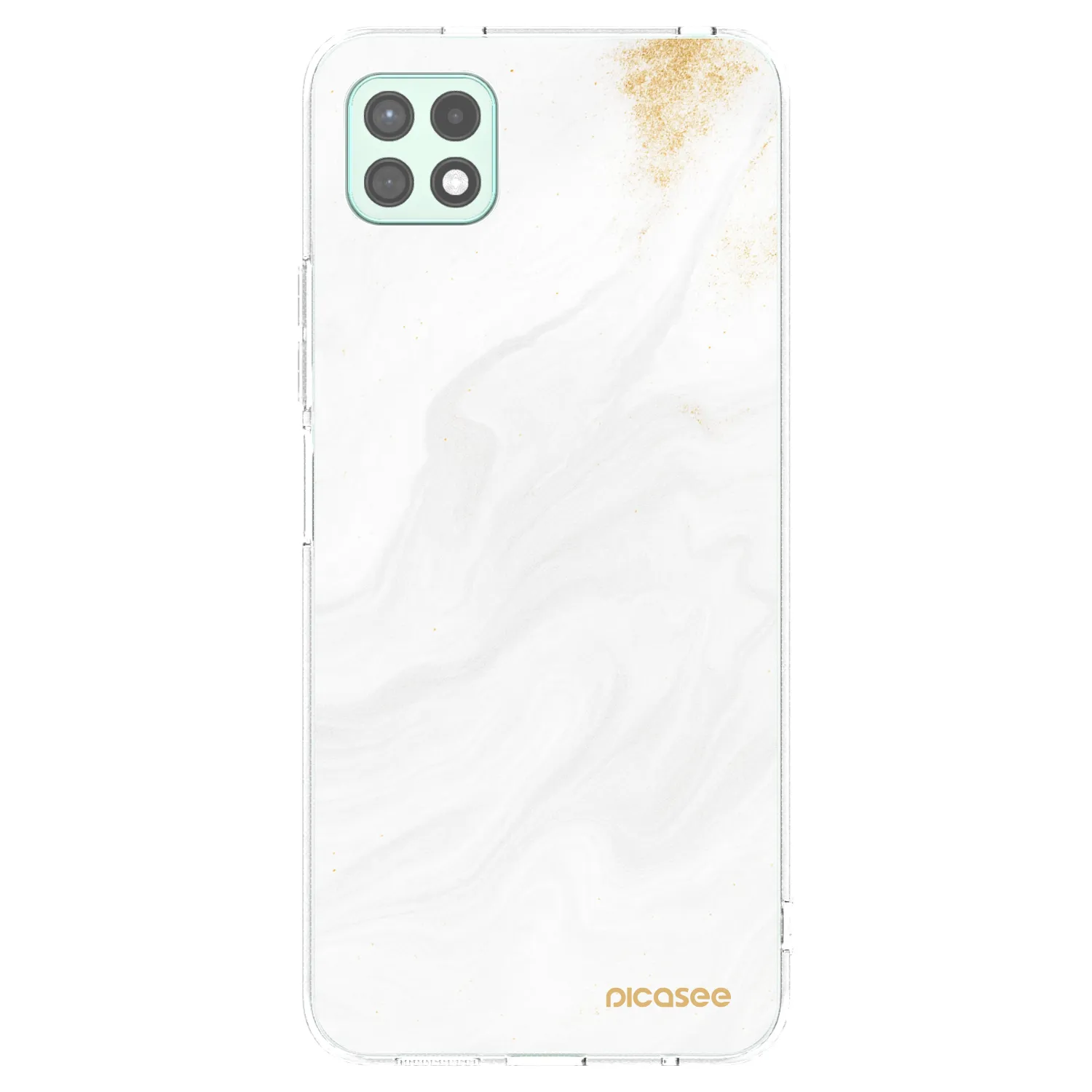 Picasee Samsung Galaxy A22 A226B 5G Hülle - Transparentes Silikon - White
