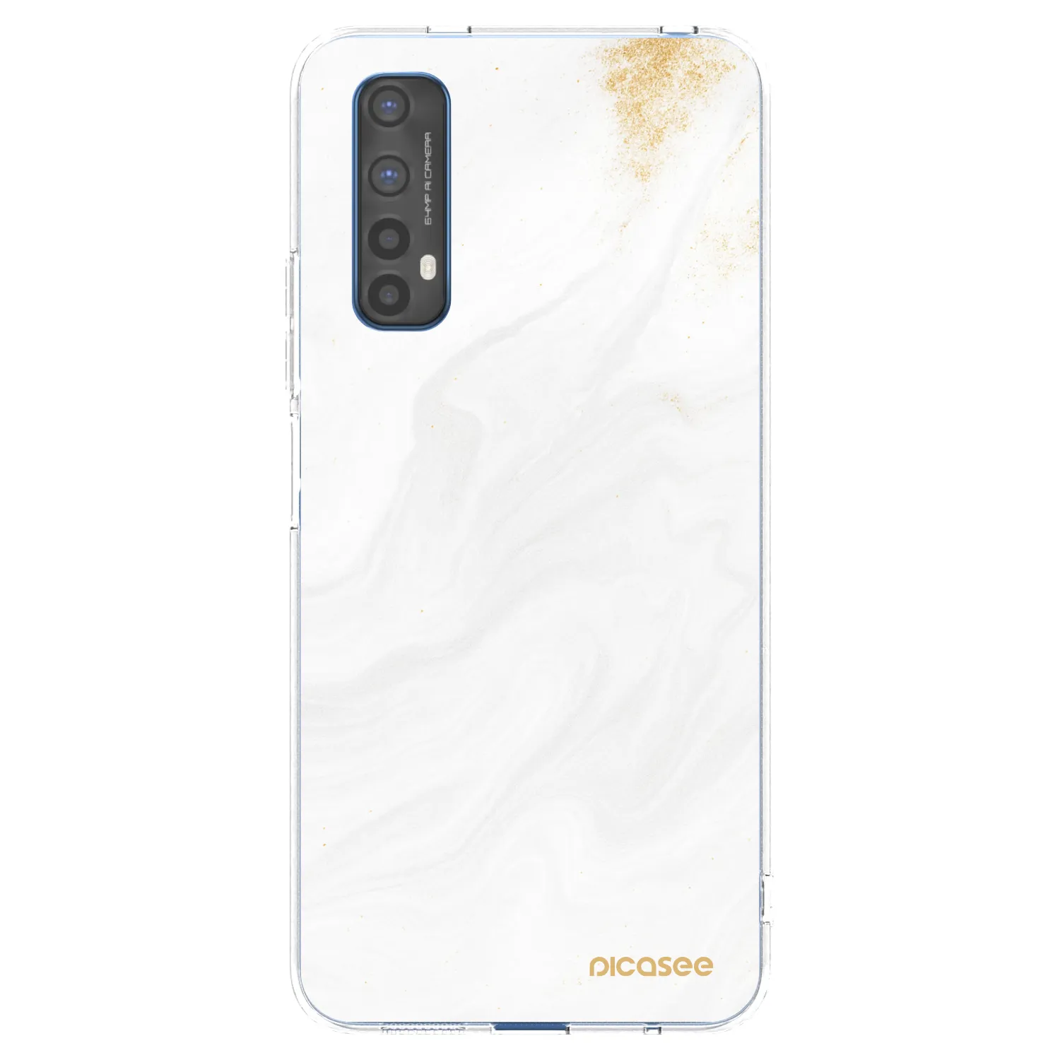 Picasee Realme 7 Hülle - Transparentes Silikon - White