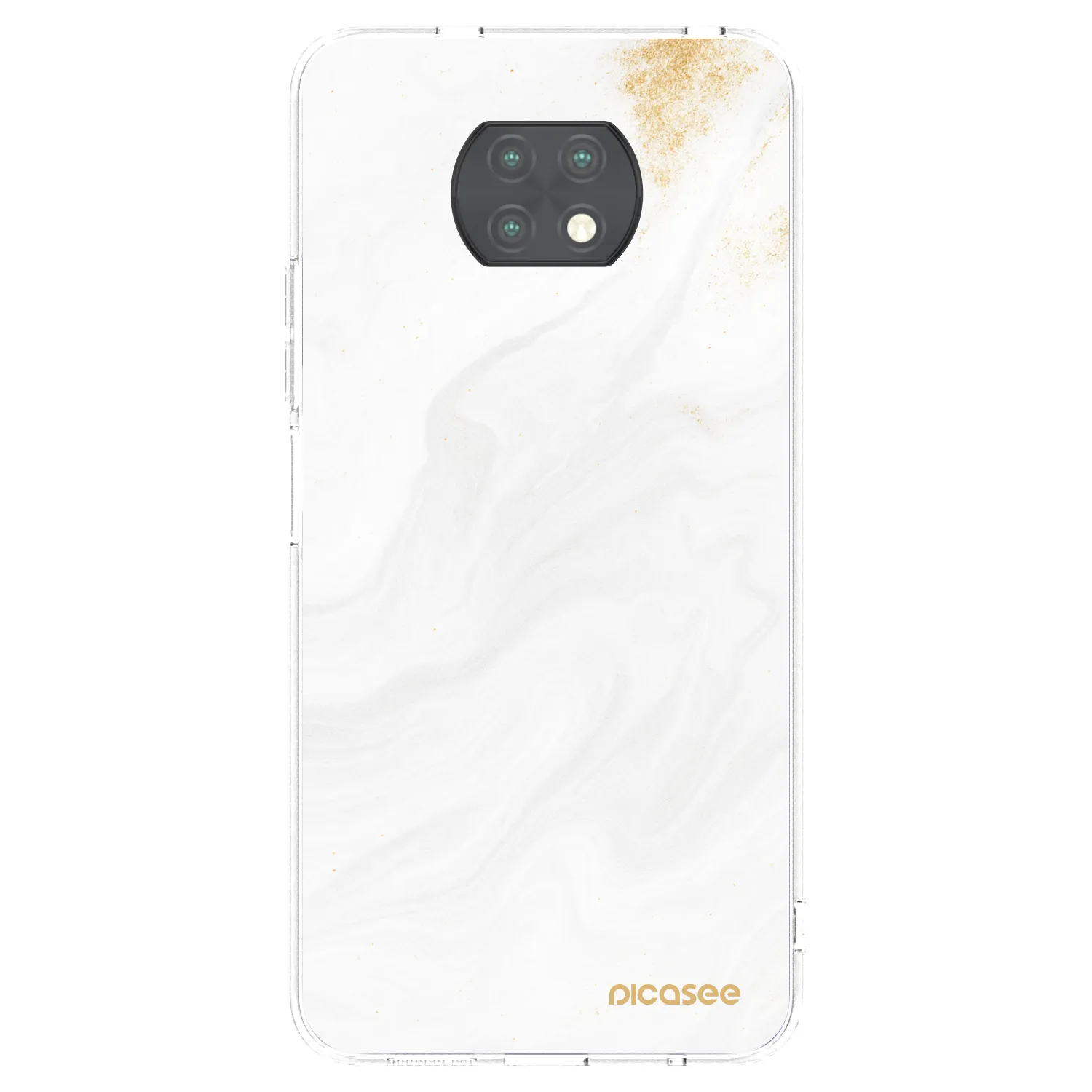 Picasee Xiaomi Redmi Note 9T Hülle - Transparentes Silikon - White