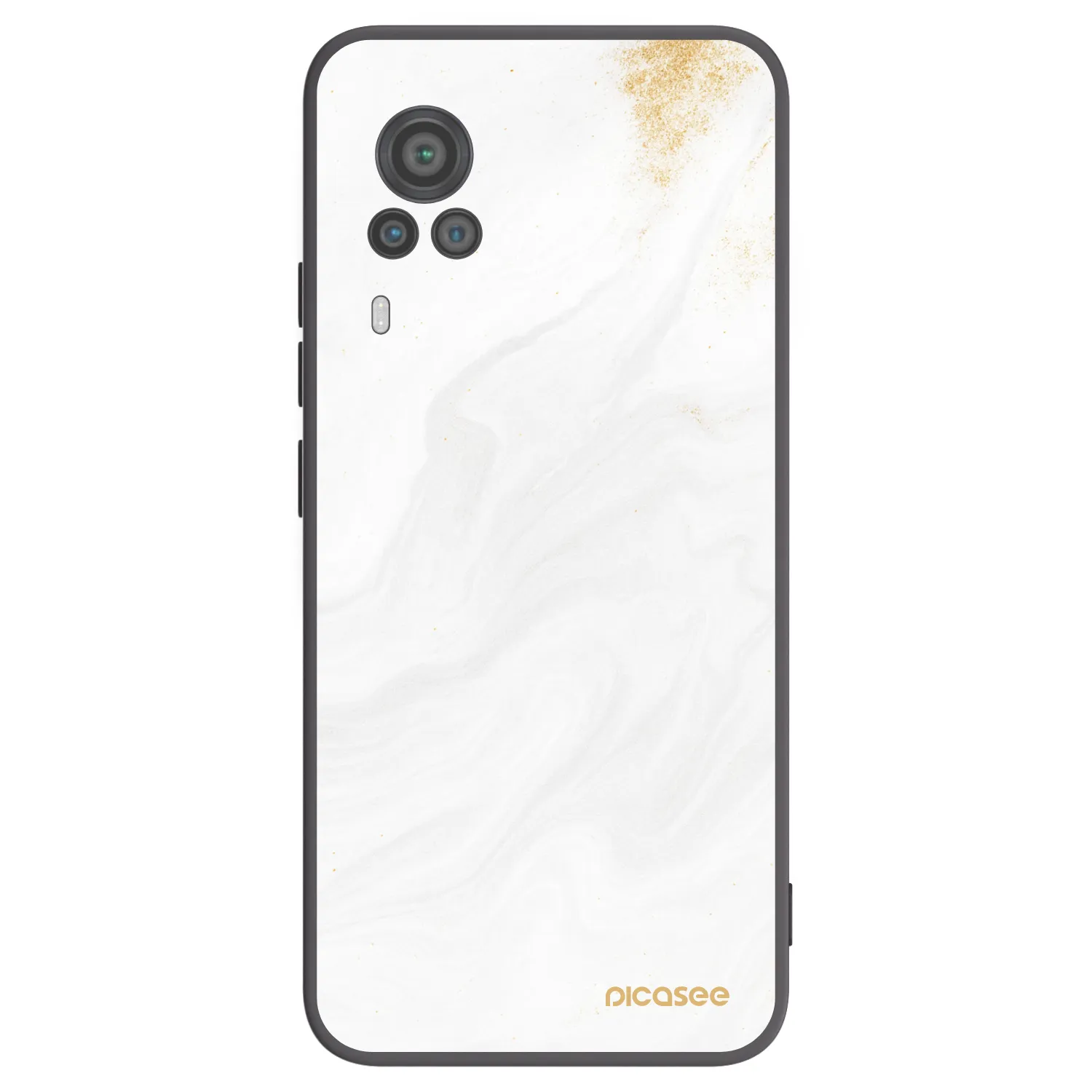 Picasee Vivo X60 Pro 5G Hülle - Schwarzes Silikon - White