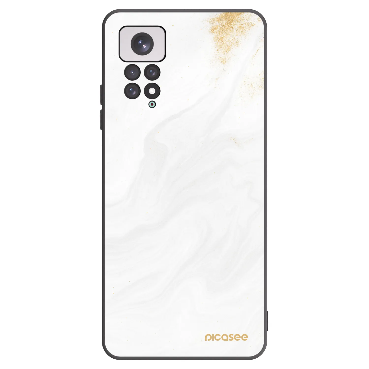 Picasee Xiaomi Redmi Note 11 Hülle - Schwarzes Silikon - White
