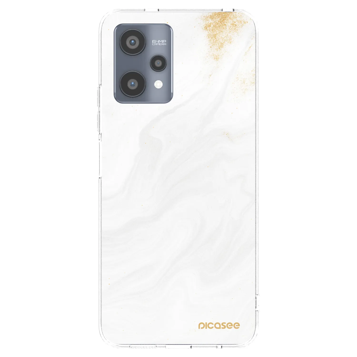 Picasee Realme 9 Pro 5G Hülle - Transparentes Silikon - White