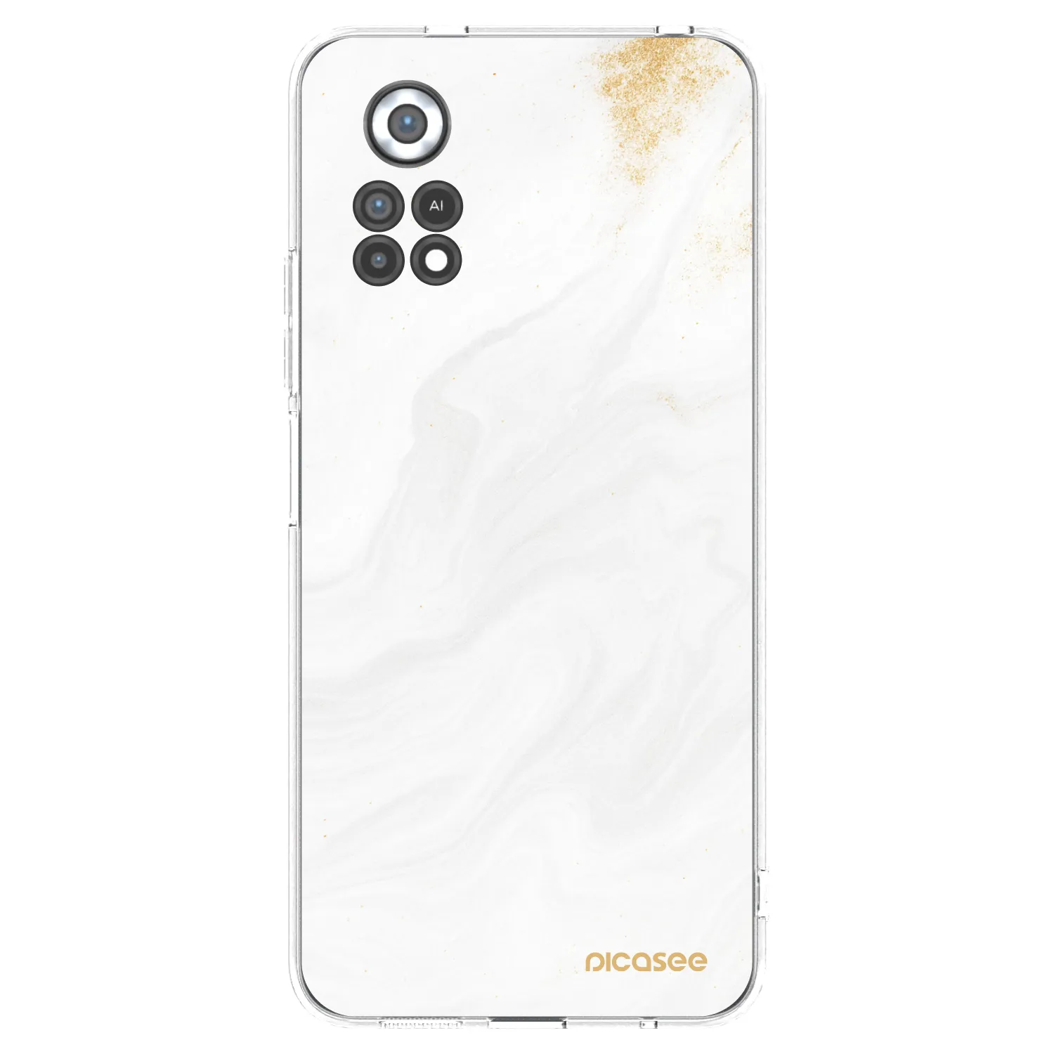 Picasee Xiaomi Poco X4 Pro 5G Hülle - Transparentes Silikon - White