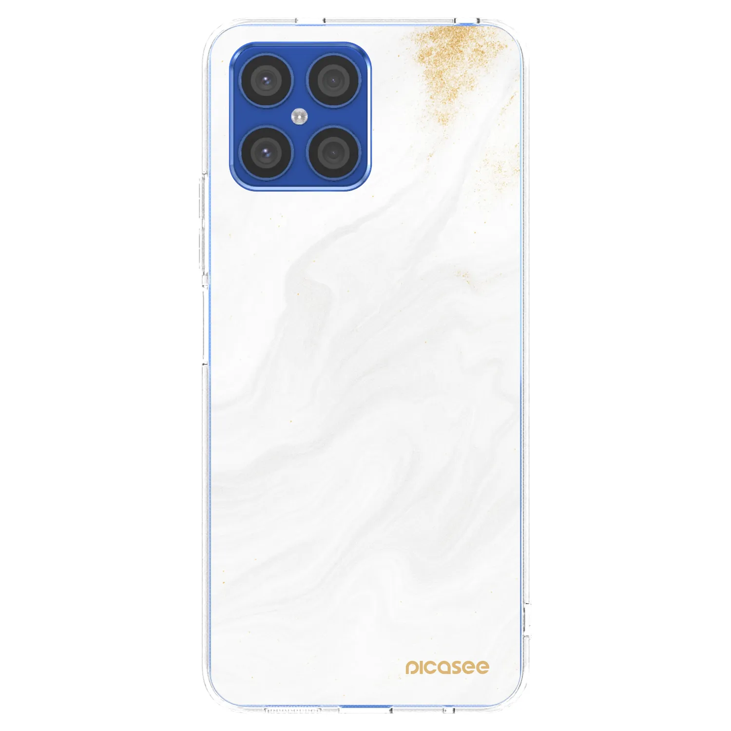 Picasee Honor X8 4G Hülle - Transparentes Silikon - White