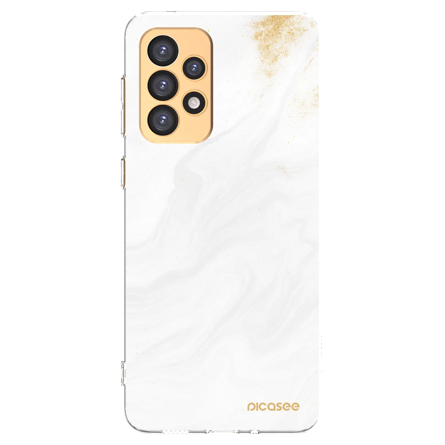 Picasee Samsung Galaxy A33 5G A336 Hülle - Transparentes Silikon - White