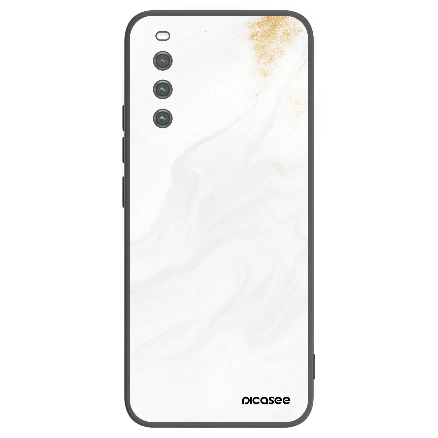 Picasee Sony Xperia 10 IV 5G Hülle - Schwarzes Silikon - White