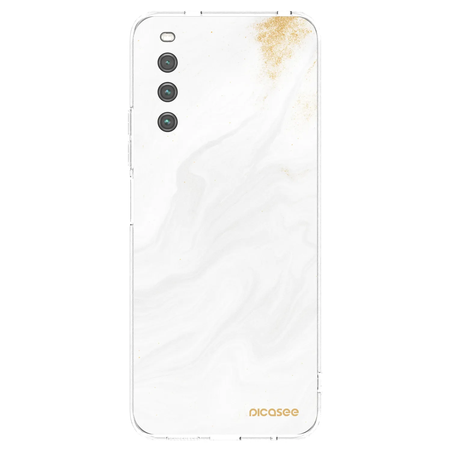 Picasee Sony Xperia 10 IV 5G Hülle - Transparentes Silikon - White