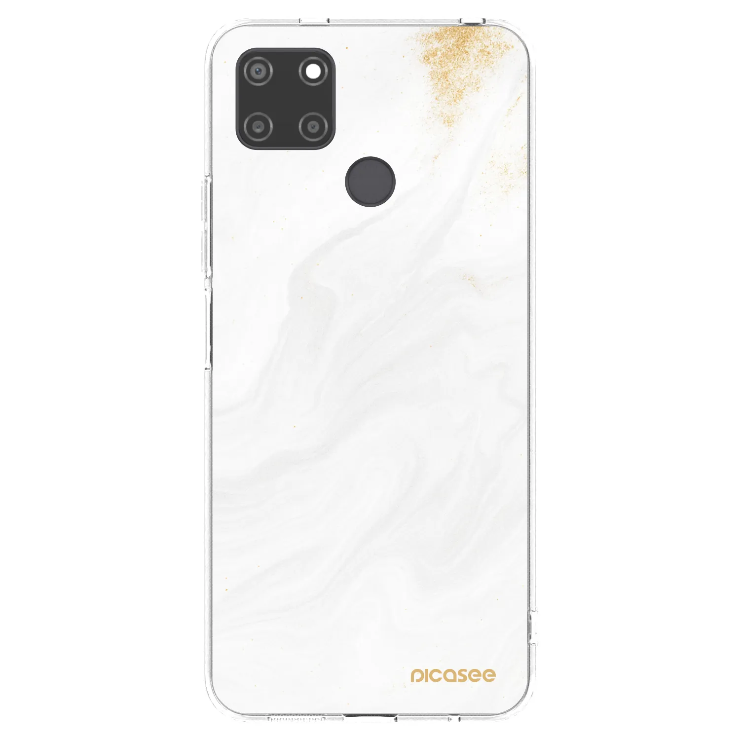 Picasee Realme C21Y Hülle - Transparentes Silikon - White