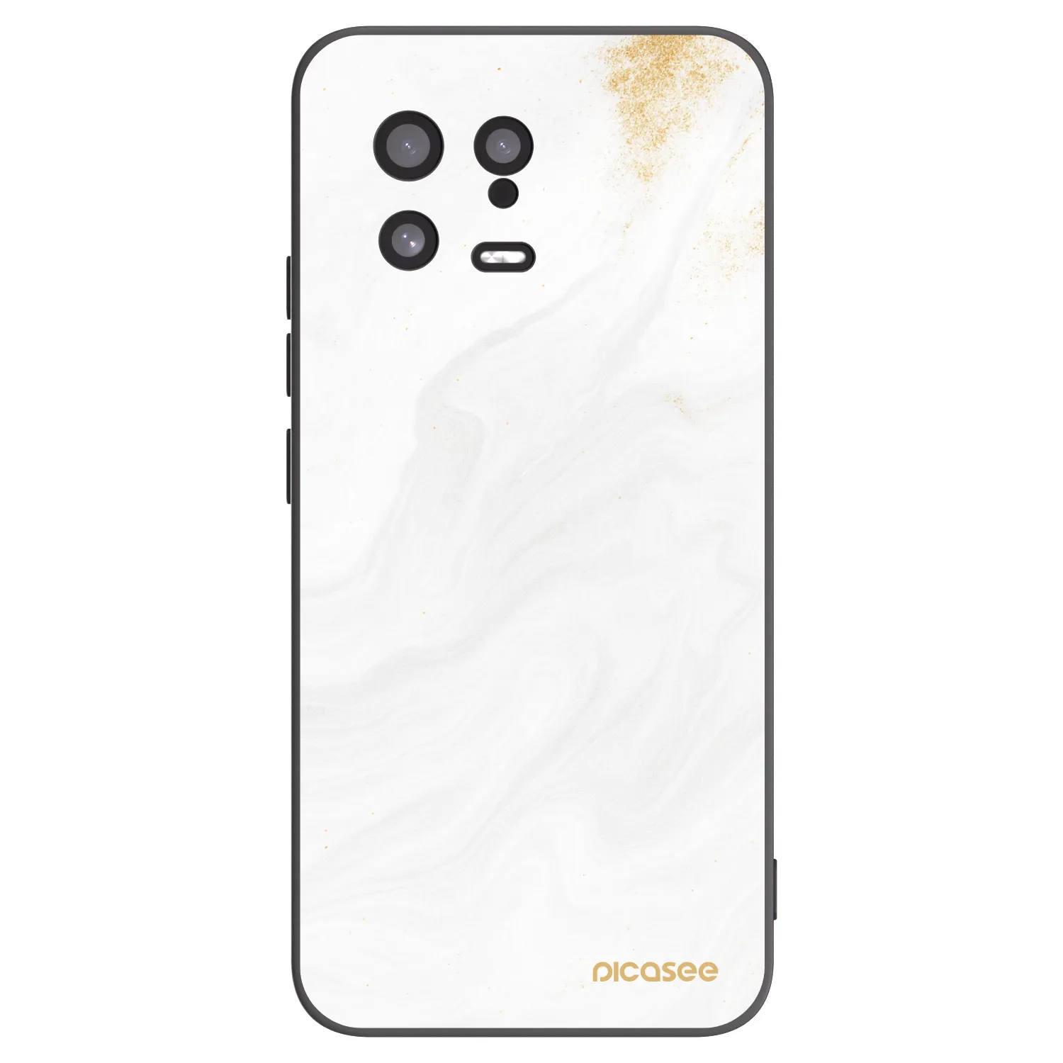 Picasee Xiaomi 13 Hülle - Schwarzes Silikon - White