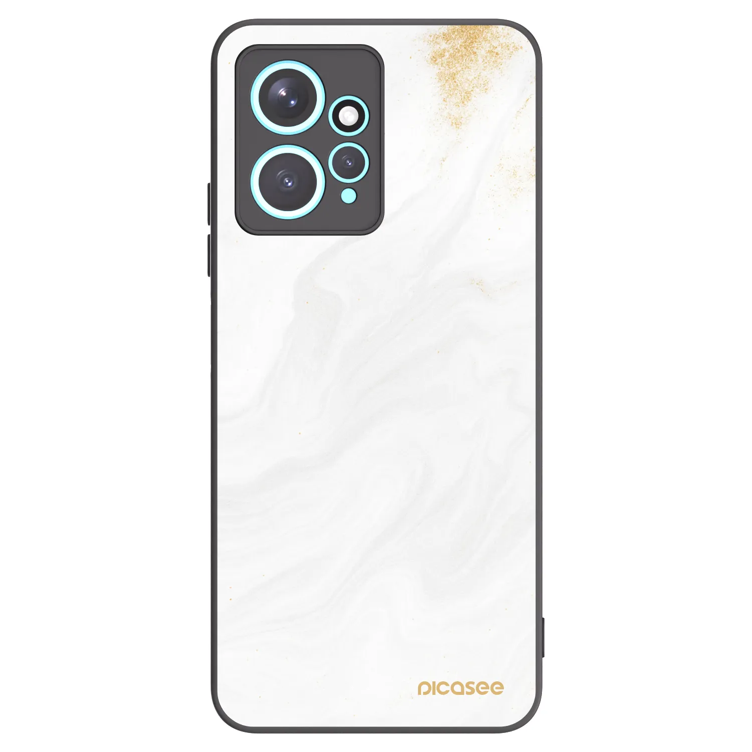 Picasee Xiaomi Redmi Note 12 4G Hülle - Schwarzes Silikon - White