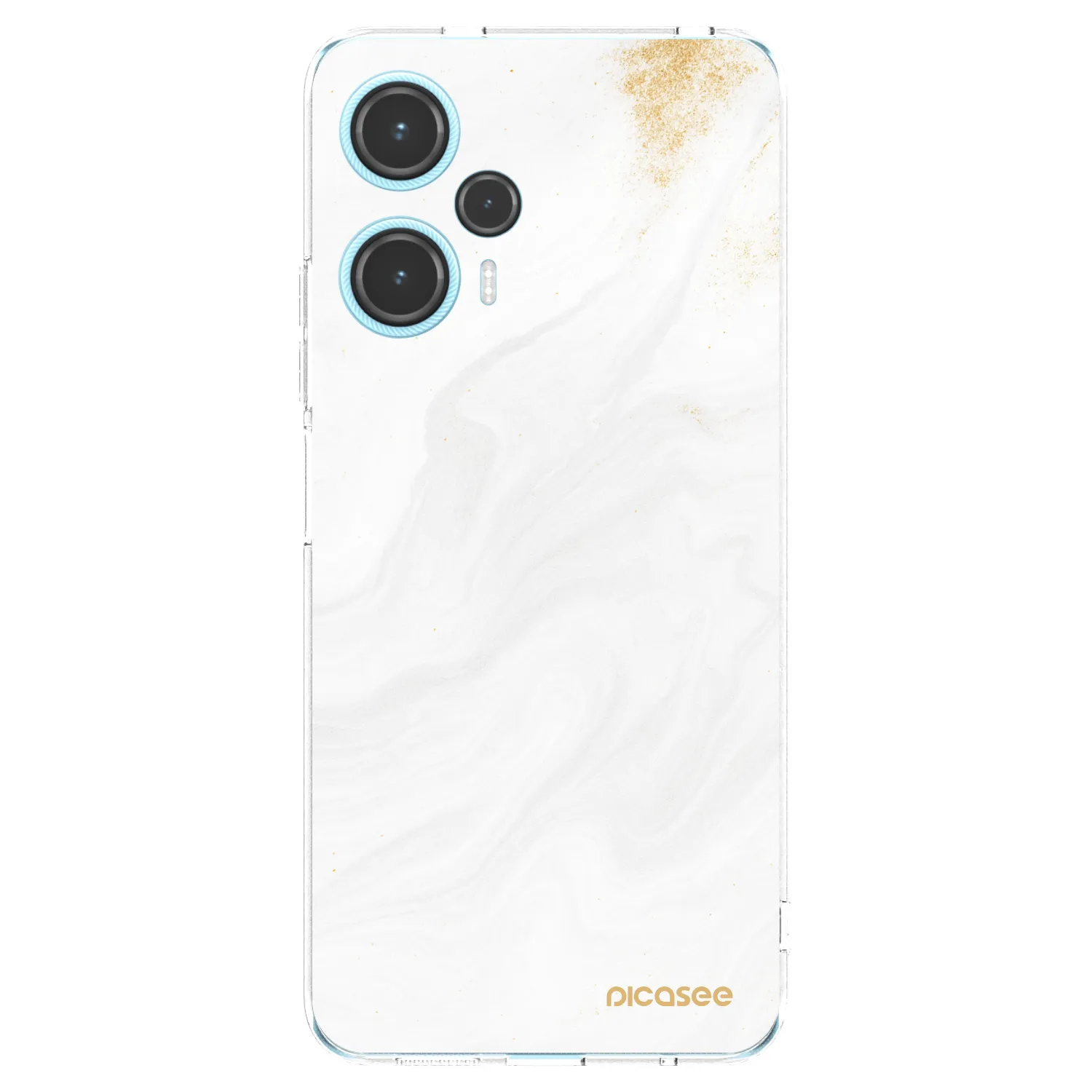 Picasee Xiaomi Poco F5 Hülle - Transparentes Silikon - White
