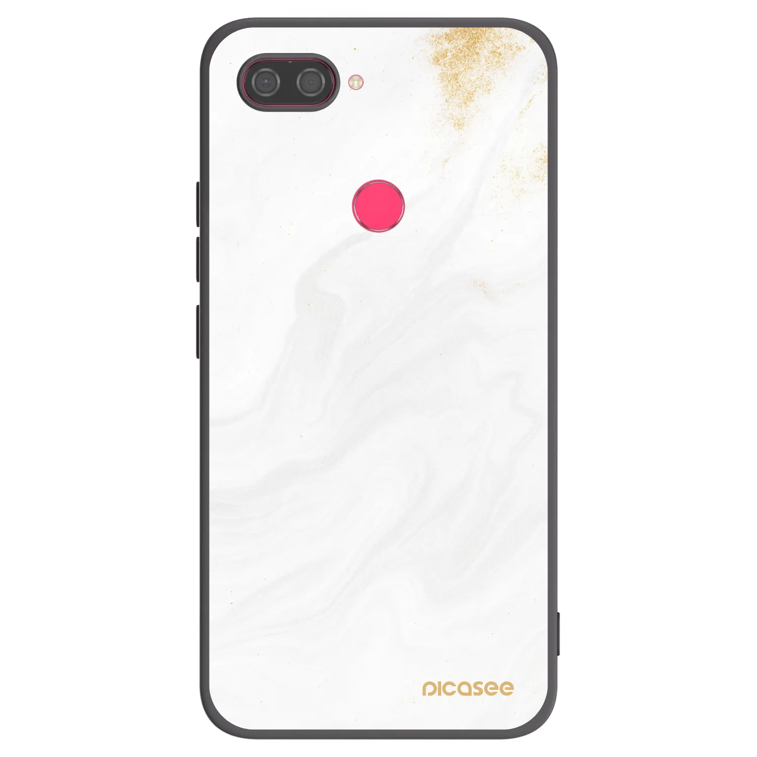 Picasee Xiaomi Mi 8 Lite Hülle - Schwarzes Silikon - White