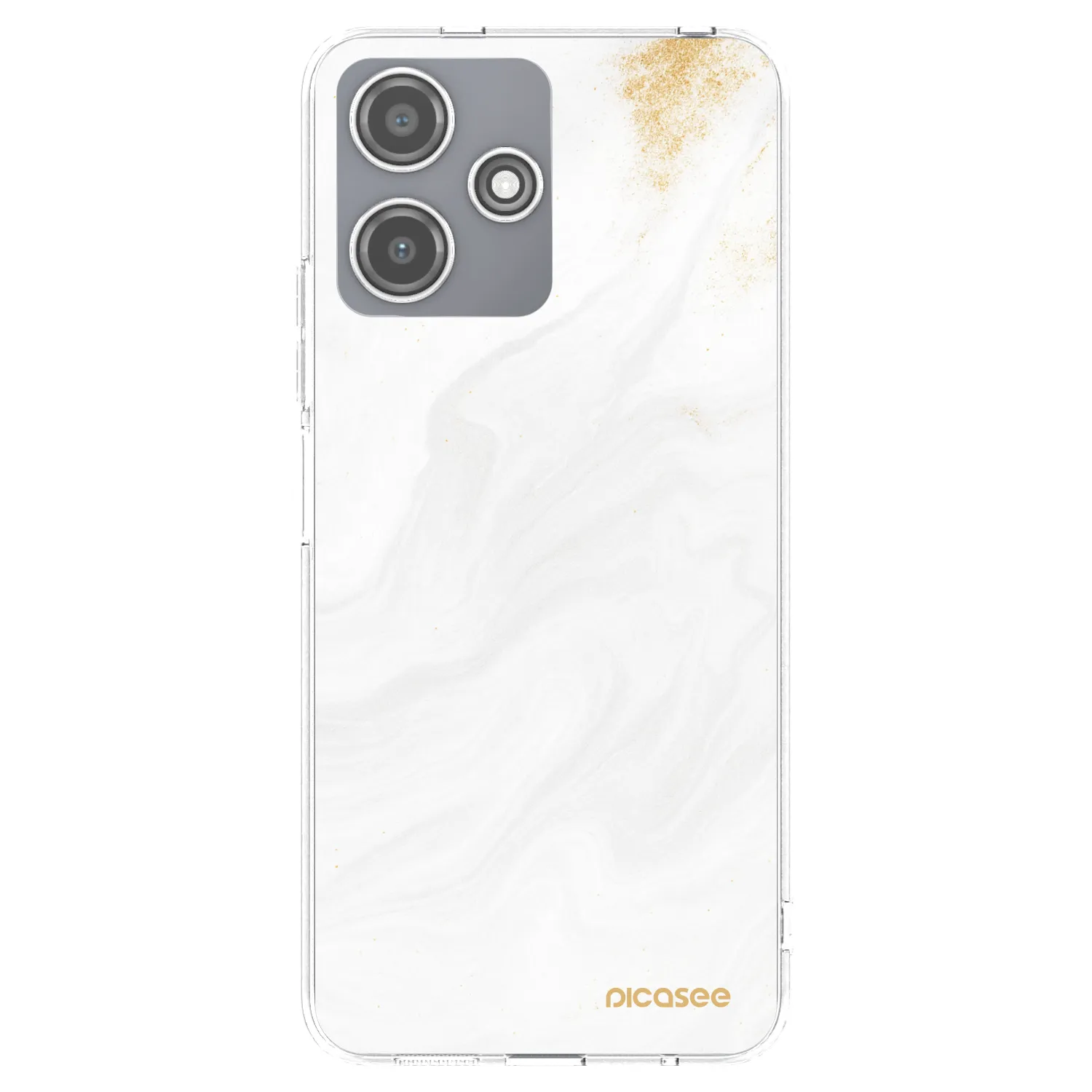 Picasee Xiaomi Redmi 12 5G Hülle - Transparentes Silikon - White