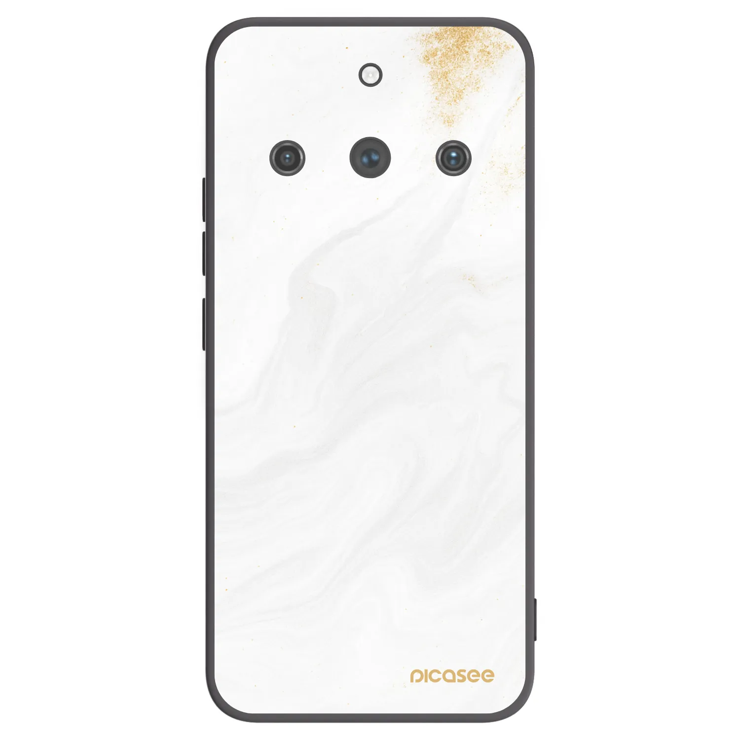 Picasee Realme 11 Pro+ Hülle - Schwarzes Silikon - White