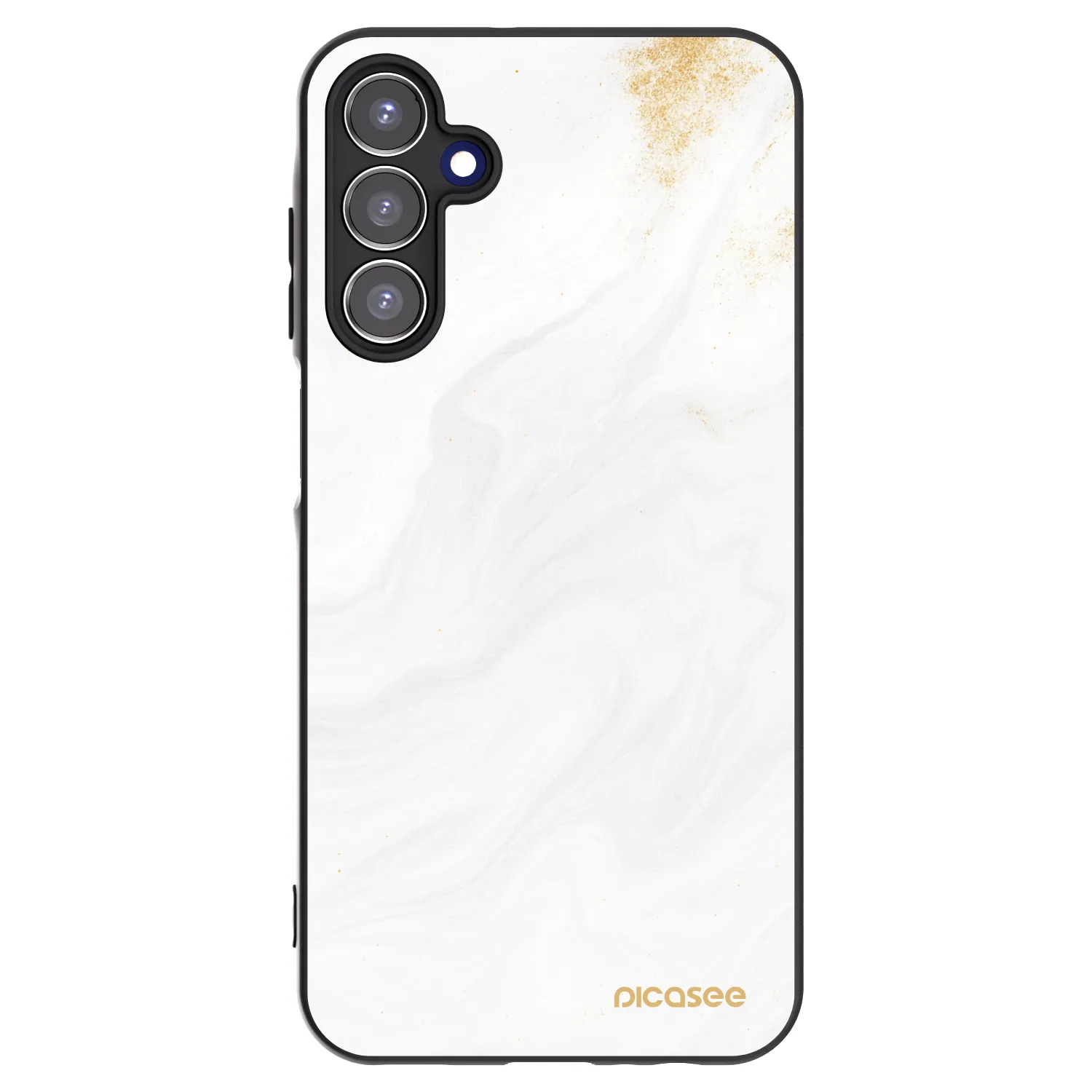 Picasee Samsung Galaxy A15 A155F 4G Hülle - Schwarzes Silikon - White