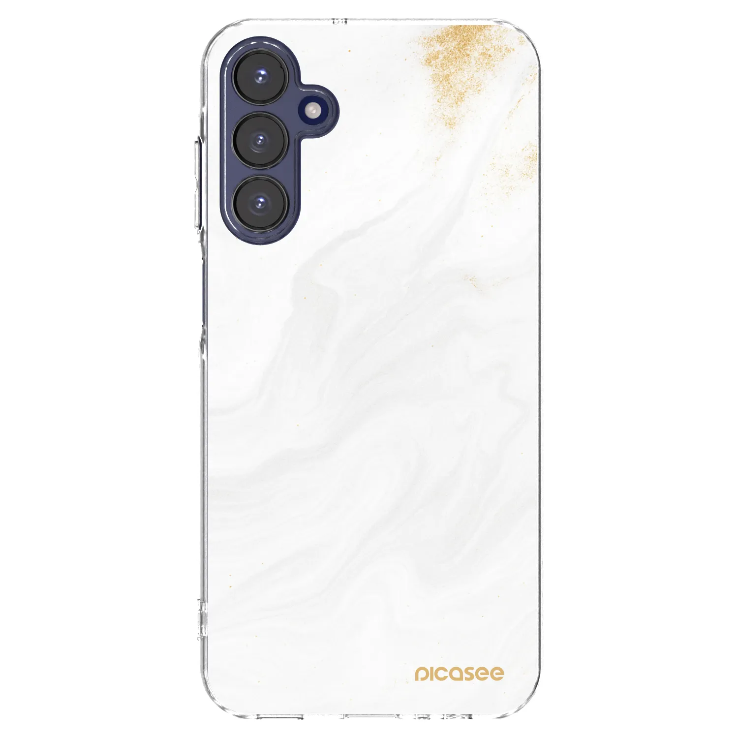 Picasee Samsung Galaxy A15 A155F 4G Hülle - Transparentes Silikon - White