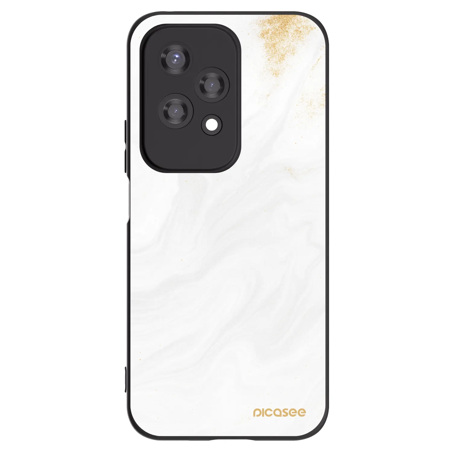 Picasee Honor 200 Lite Hülle - Schwarzes Silikon - White