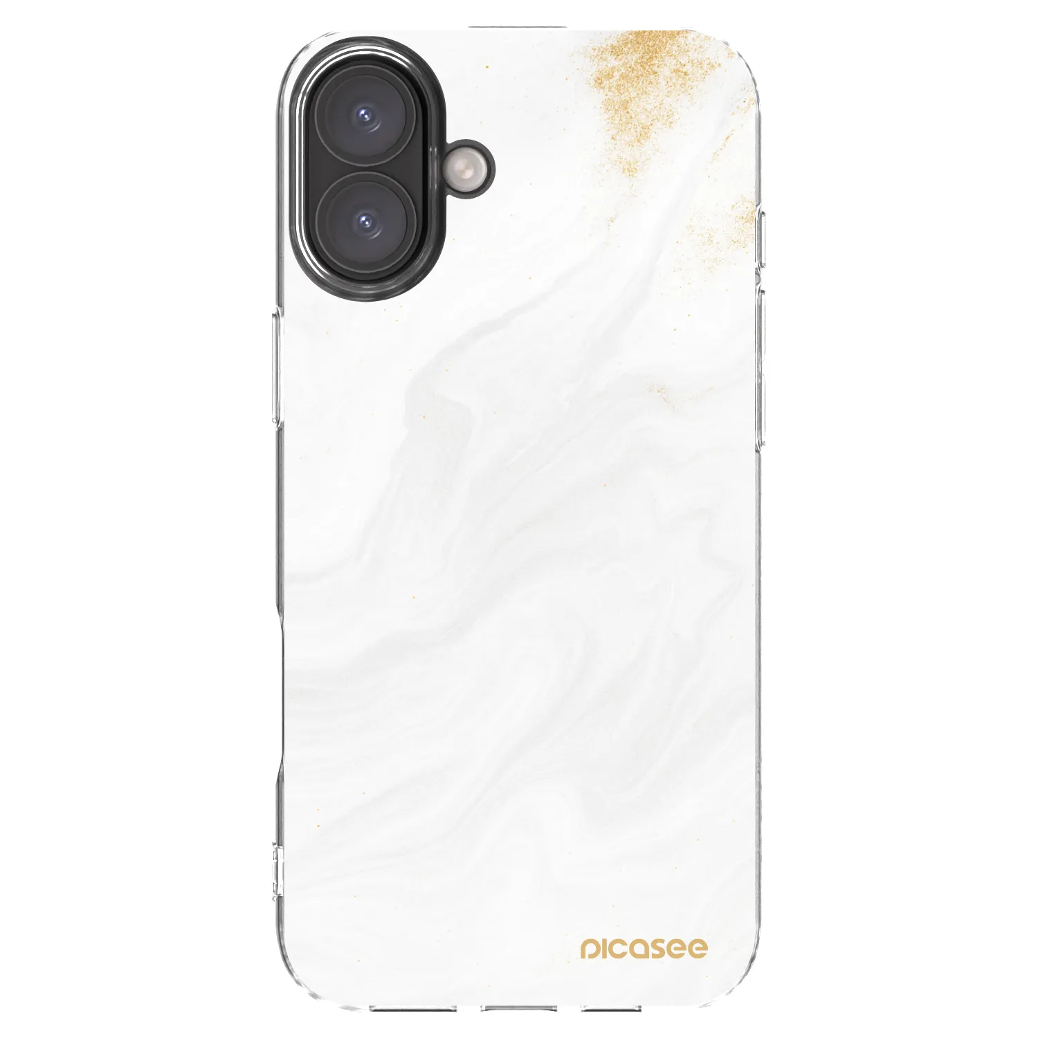 Picasee Apple iPhone 16 Plus Hülle - Transparentes Silikon - White
