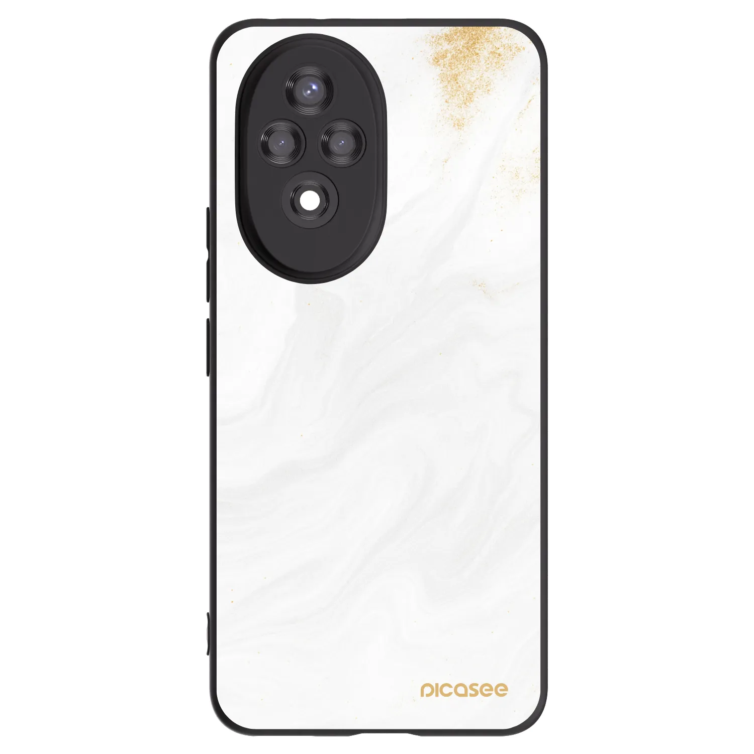 Picasee Honor 200 Pro 5G Hülle - Schwarzes Silikon - White