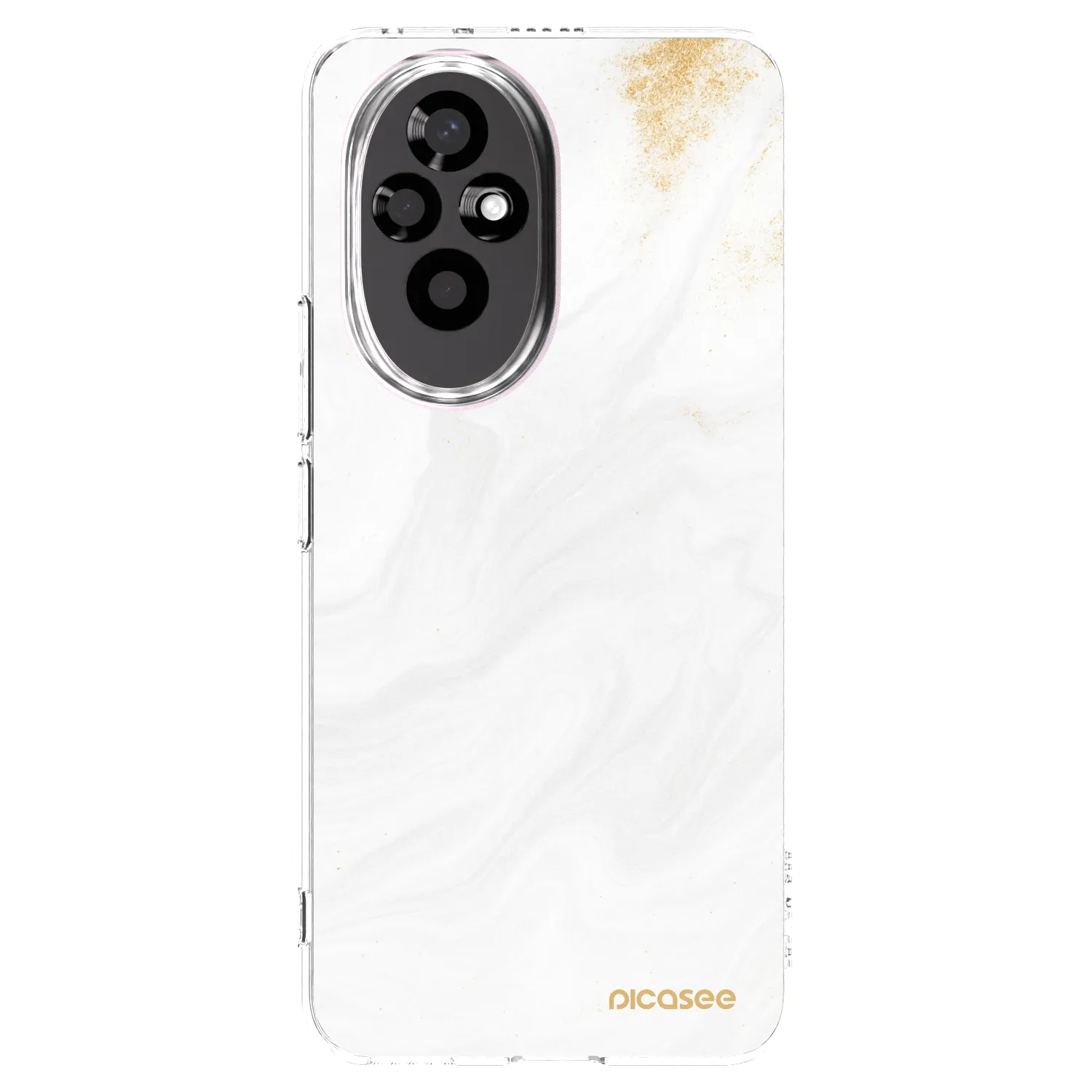 Picasee Honor 200 Pro 5G Hülle - Transparentes Silikon - White