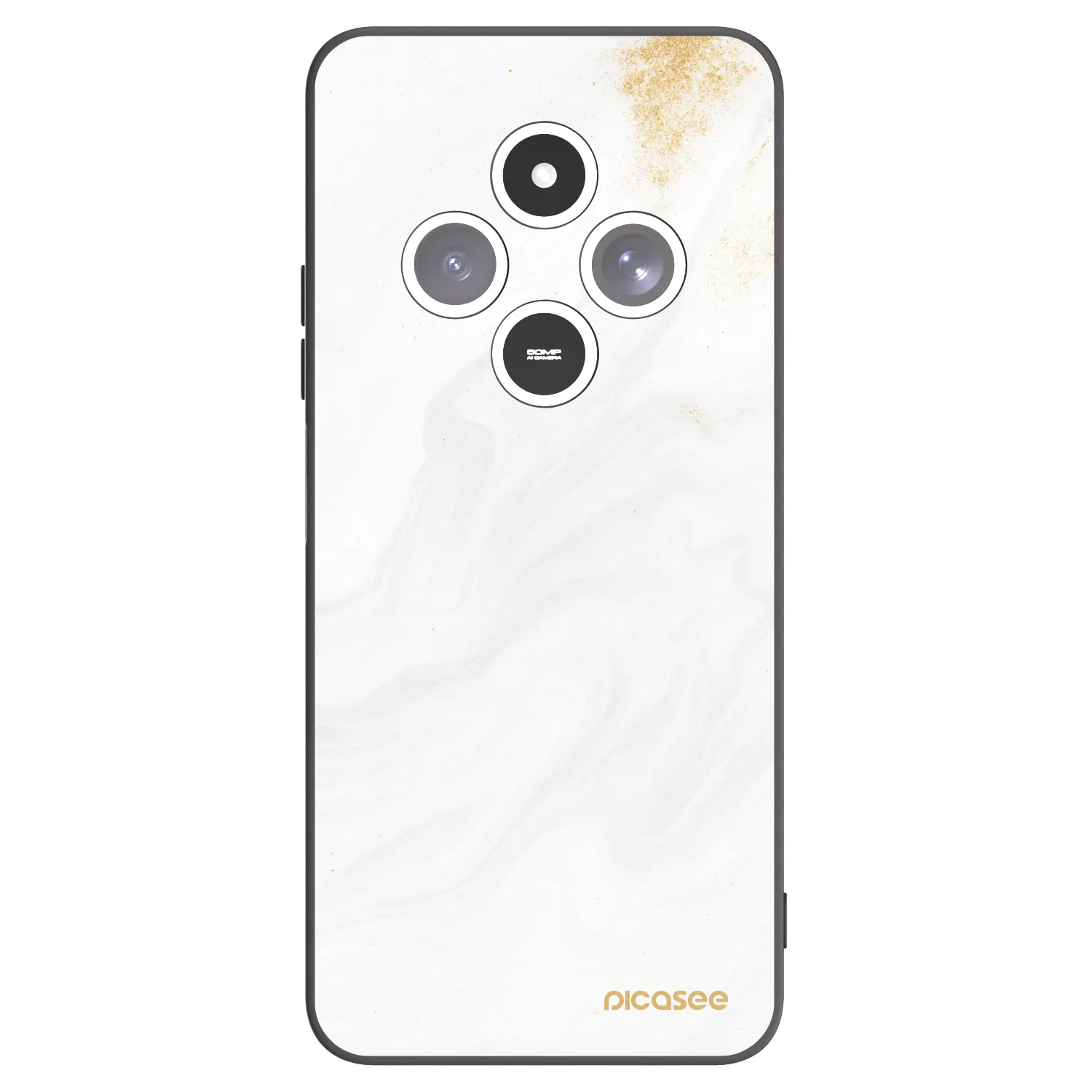 Picasee Xiaomi Redmi 14C Hülle - Schwarzes Silikon - White