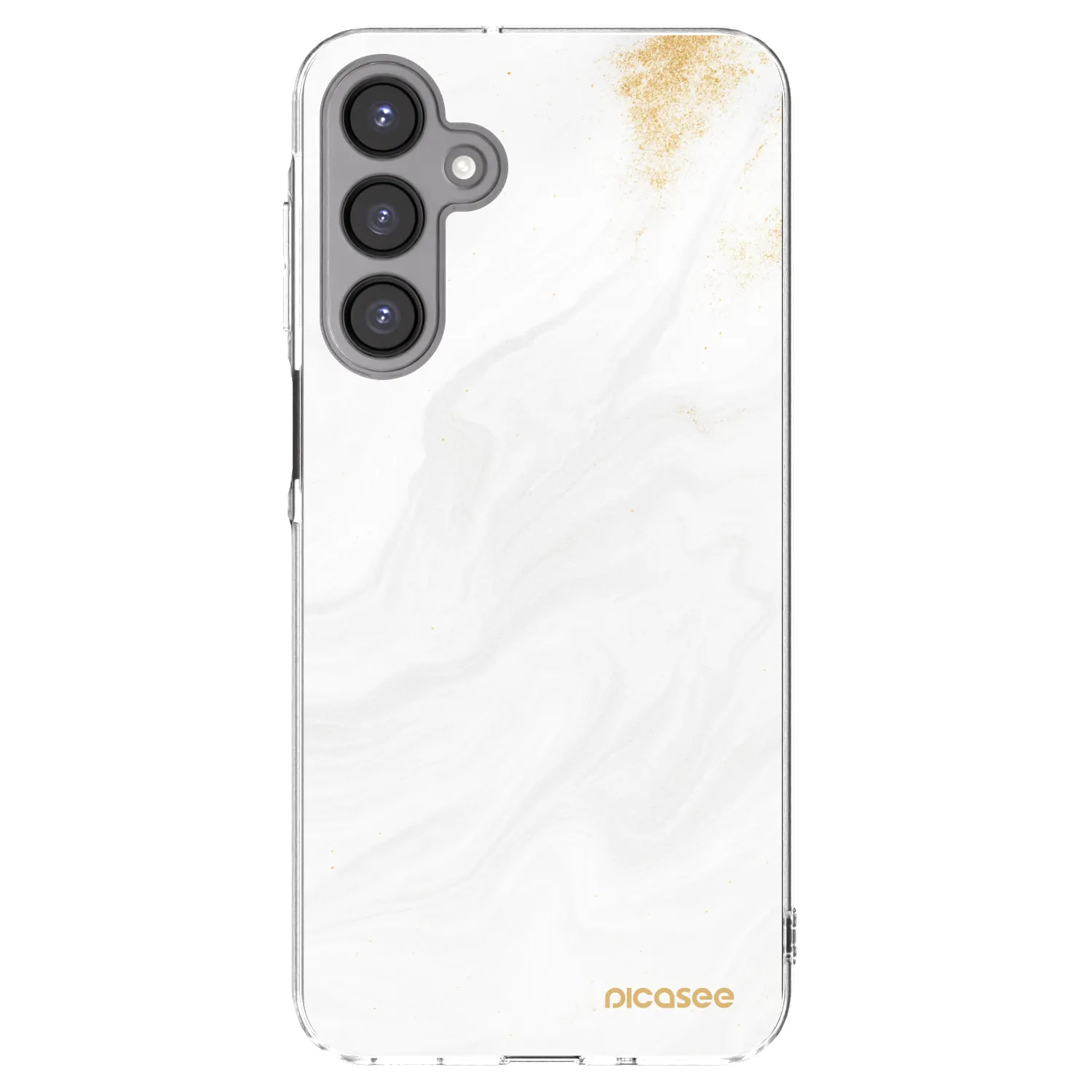 Picasee Samsung Galaxy A16 5G Hülle - Transparentes Silikon - White