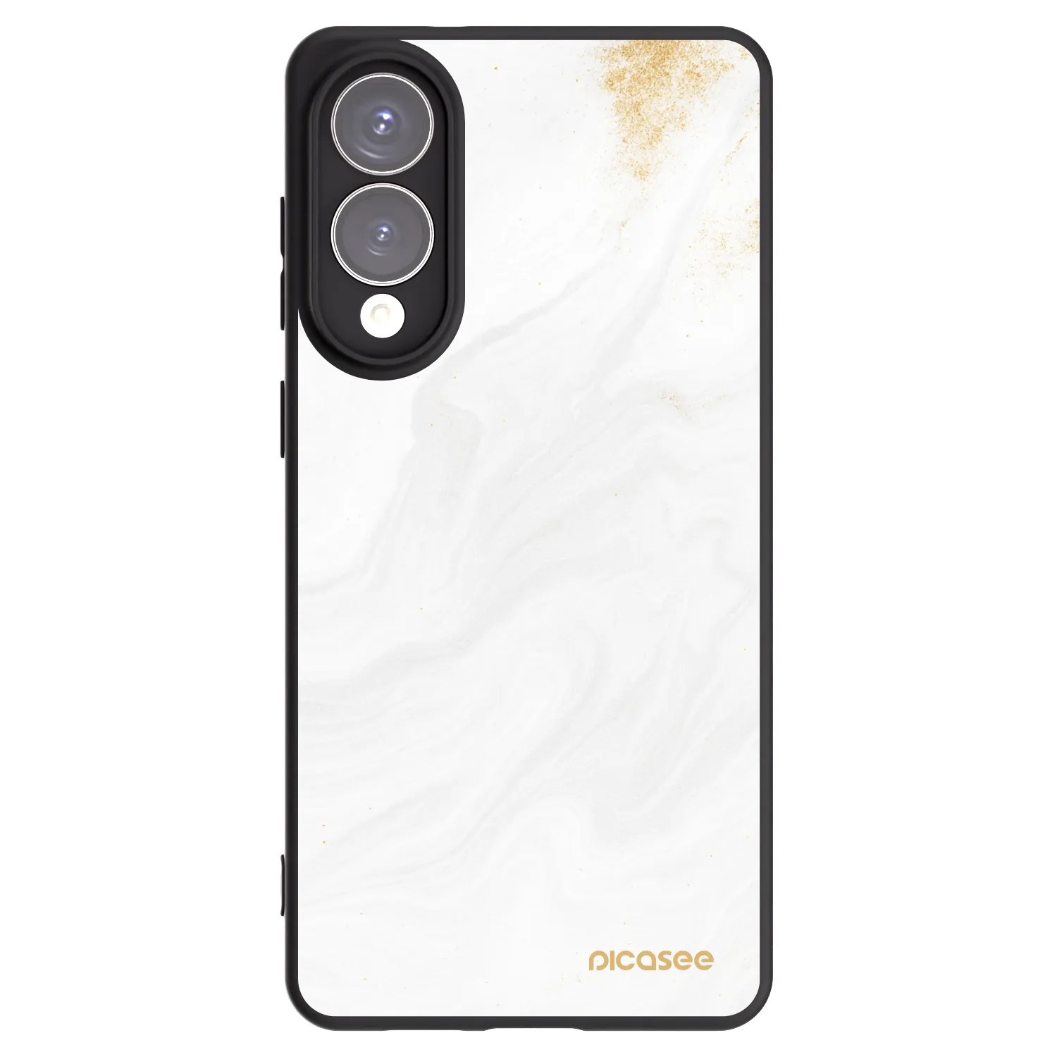 Picasee Samsung Galaxy S25 Edge 5G Hülle - Schwarzes Silikon - White