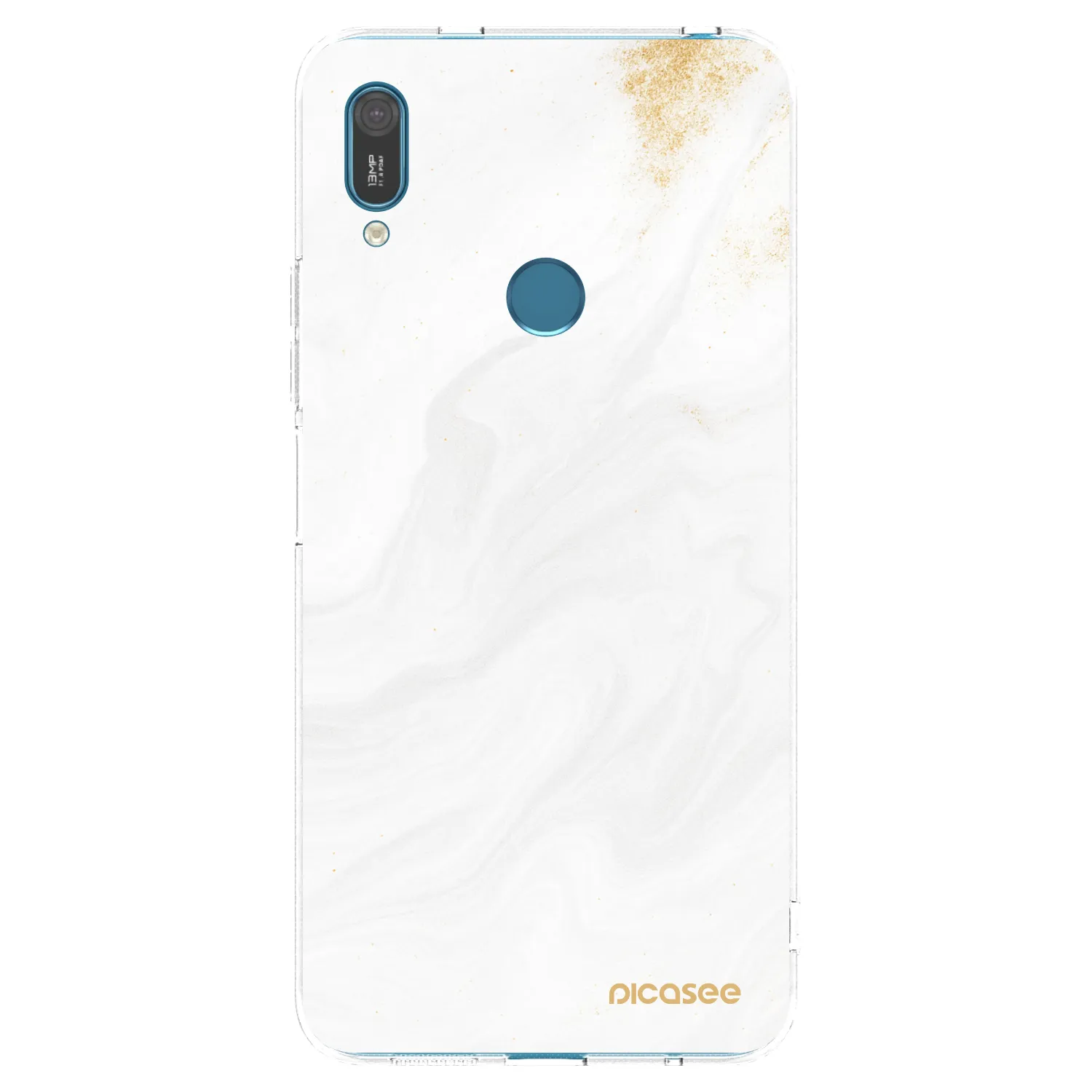 Picasee Huawei Y7 2019 Hülle - Transparentes Silikon - White