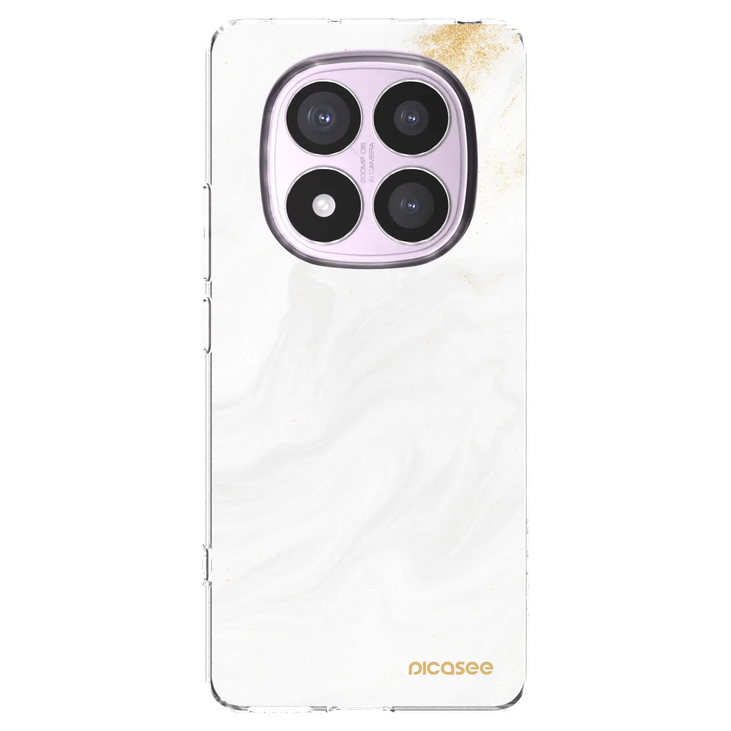 Picasee Xiaomi Redmi Note 14 Pro 4G Hülle - Transparentes Silikon - White