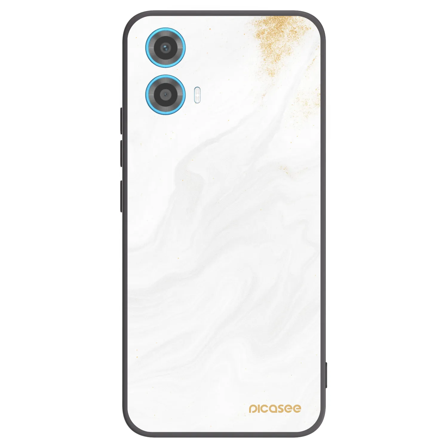Picasee Motorola Moto G34 5G Hülle - Schwarzes Silikon - White