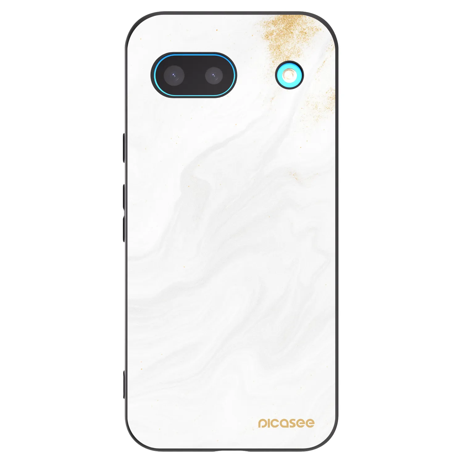 Picasee Google Pixel 8a Hülle - Schwarzes Silikon - White