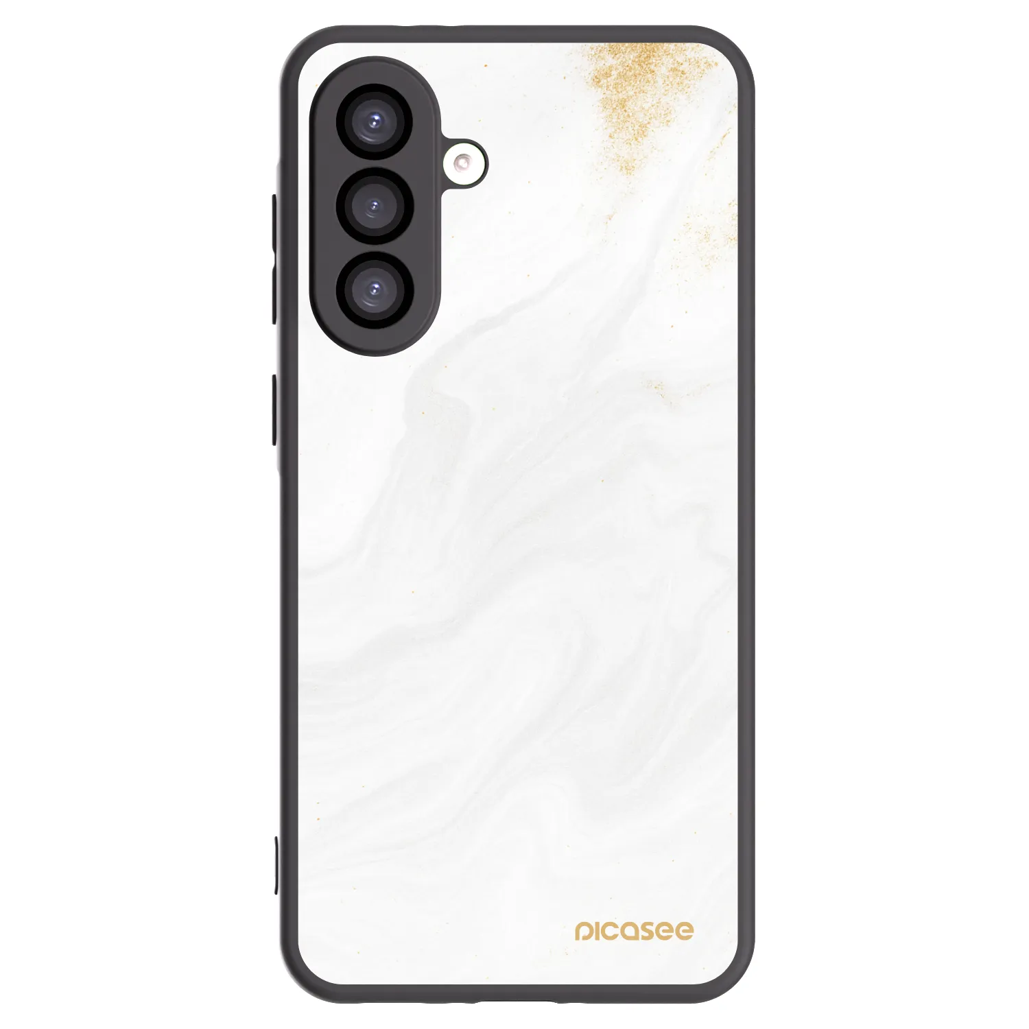 Picasee Samsung Galaxy A26 5G A266B Hülle - Schwarzes Silikon - White