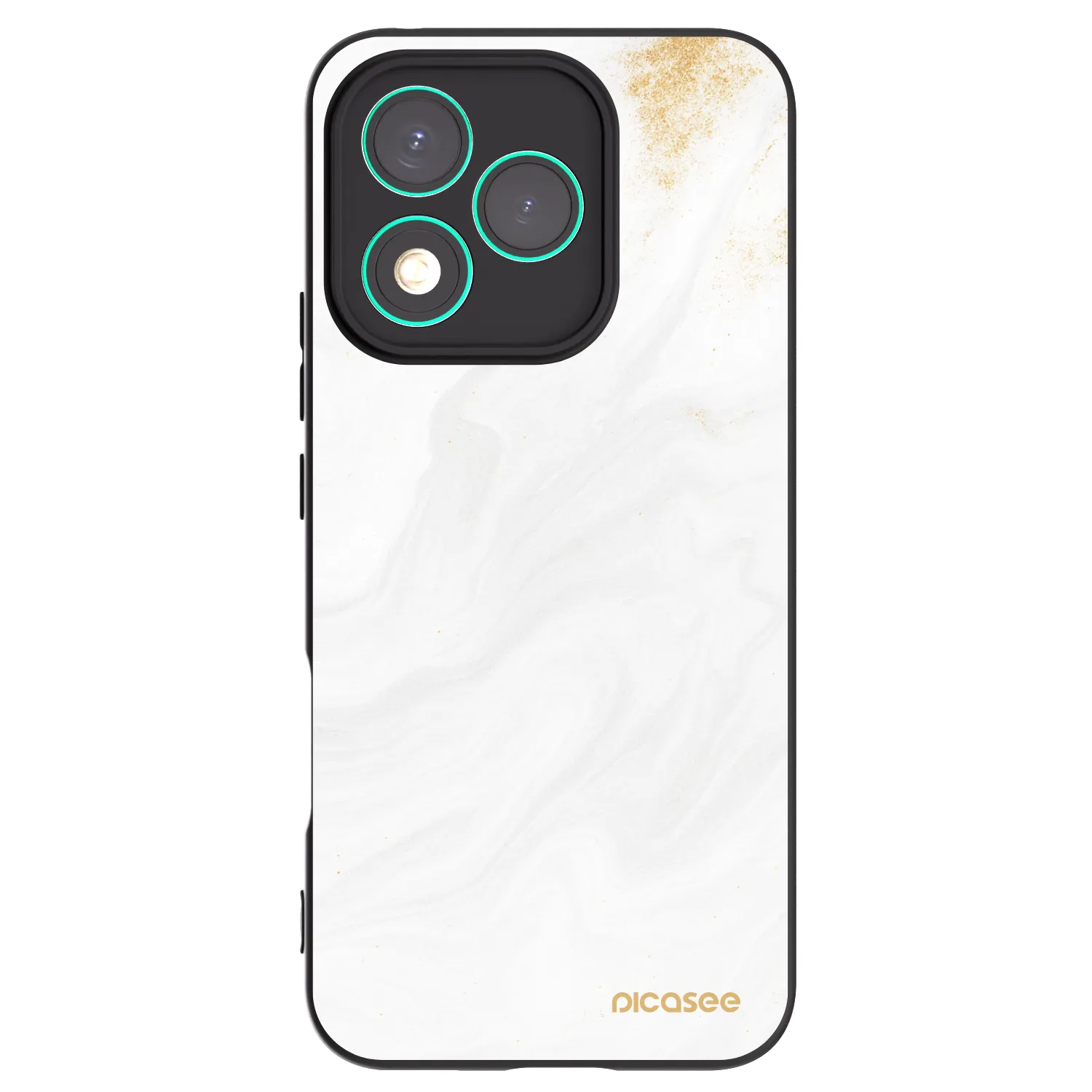 Picasee Honor 400 Lite 5G Hülle - Schwarzes Silikon - White