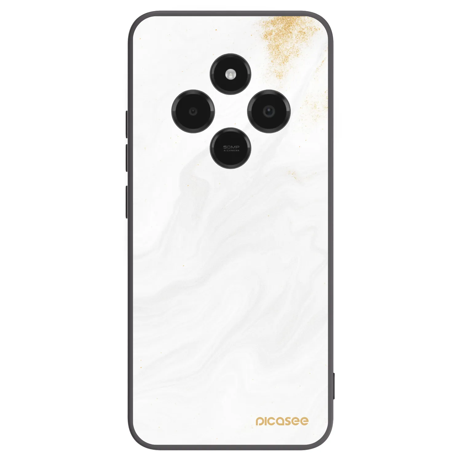 Picasee Xiaomi Poco C75 Hülle - Schwarzes Silikon - White