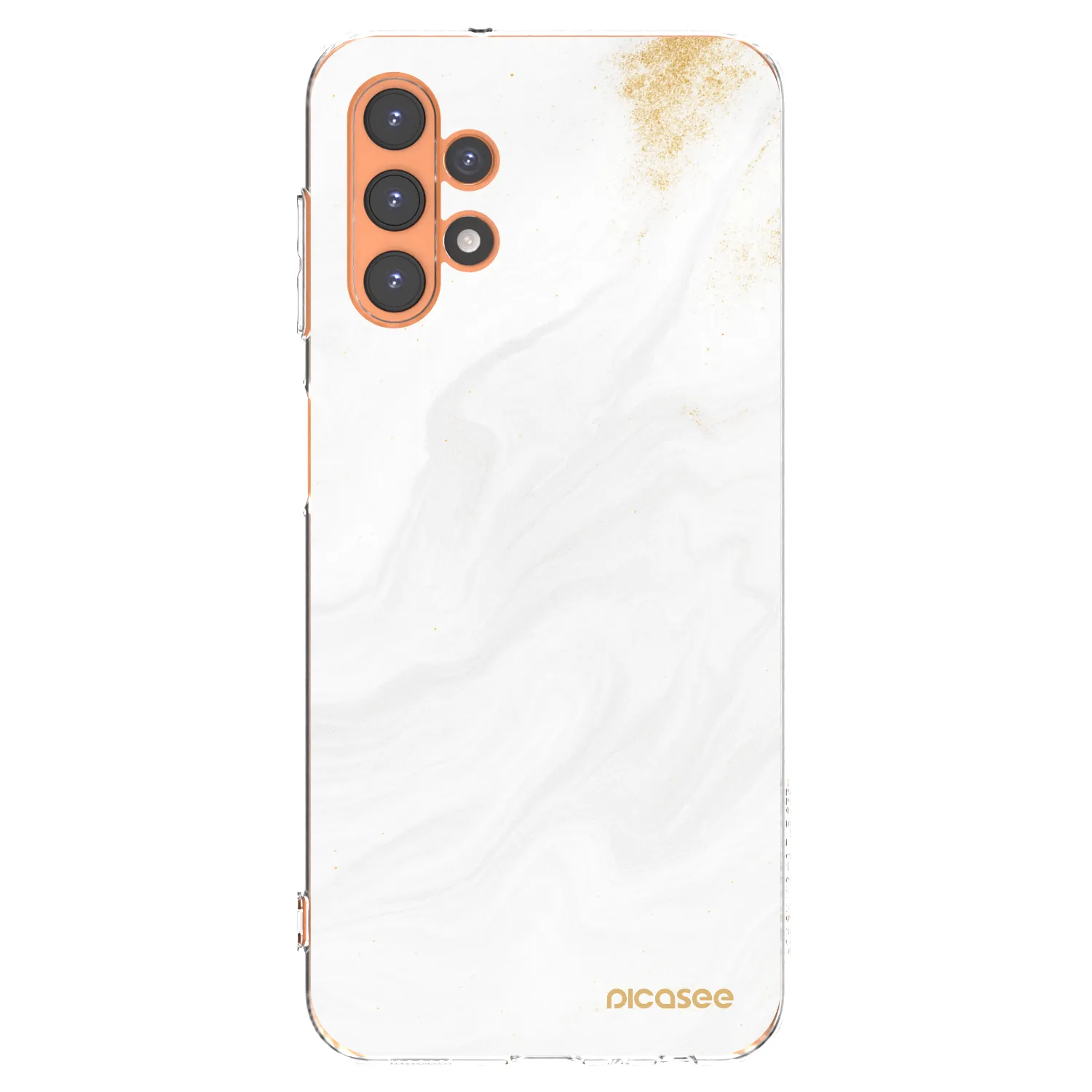 Picasee Samsung Galaxy A13 5G Hülle - Transparentes Silikon - White