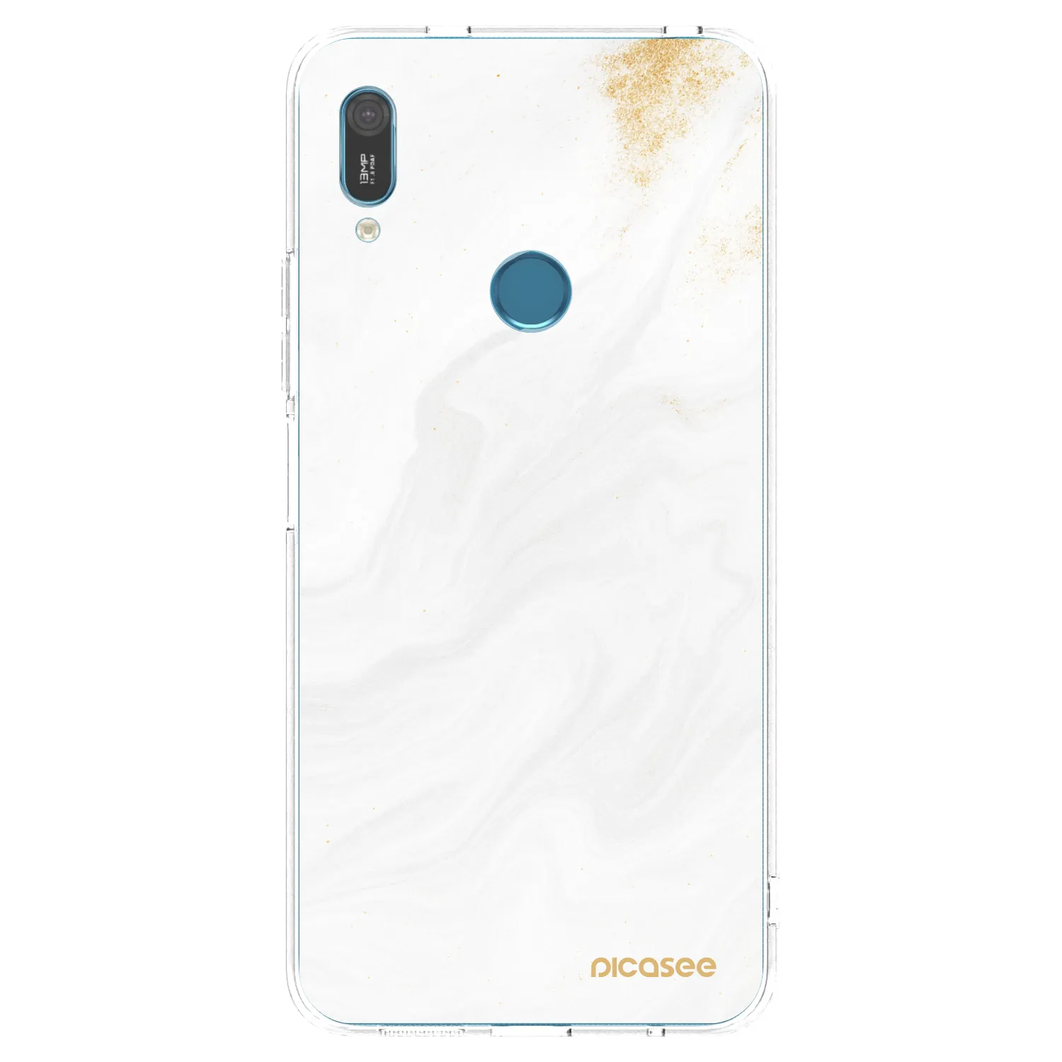 Picasee Huawei Y6 2019 Hülle - Transparentes Silikon - White