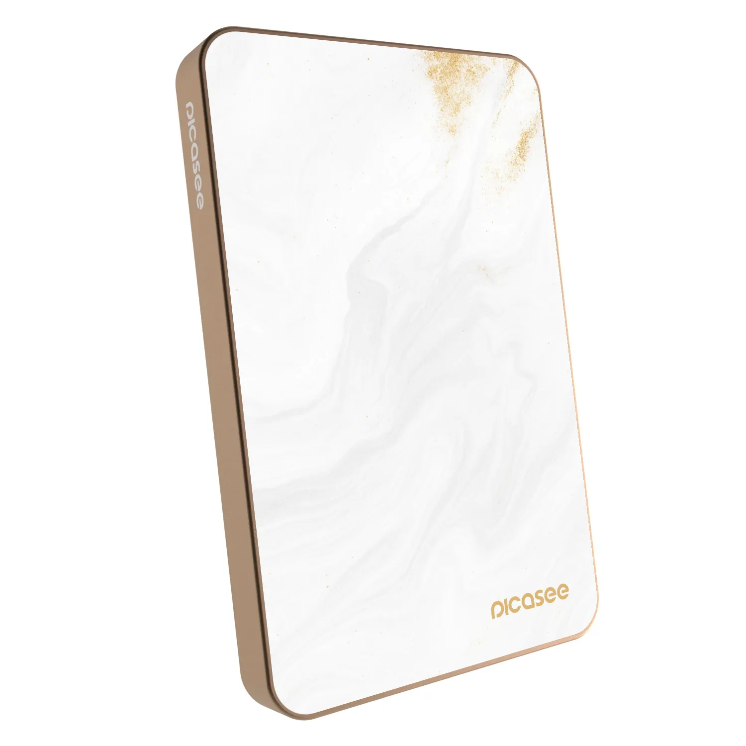 Picasee Powerbank mit MagSafe 5 000 mAh Golden - White
