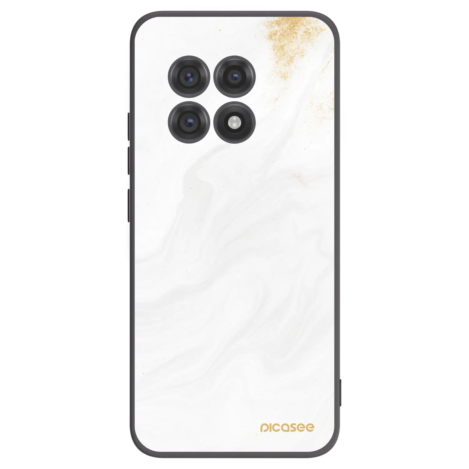 Picasee OnePlus 13R 5G Hülle - Schwarzes Silikon - White