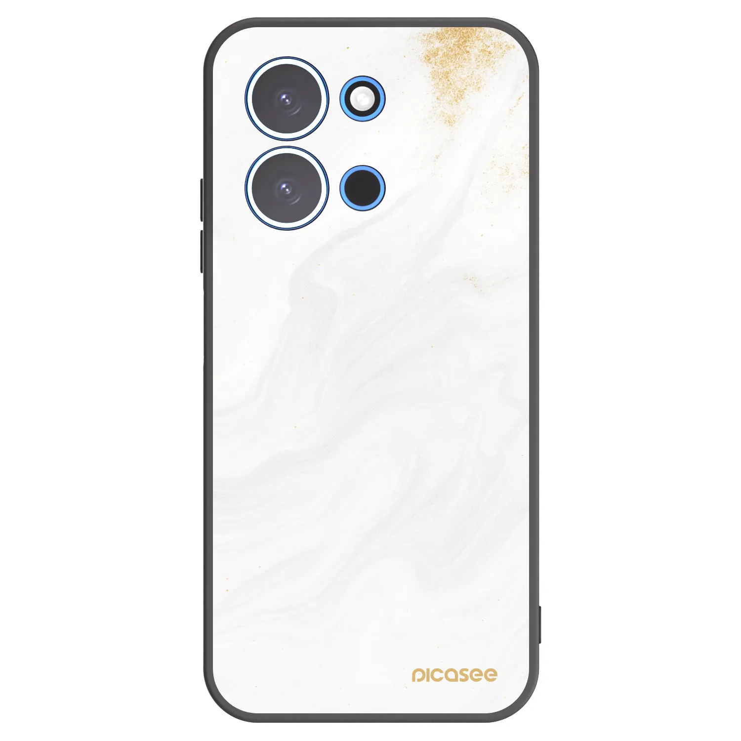 Picasee Xiaomi Redmi 15C 4G Hülle - Schwarzes Silikon - White