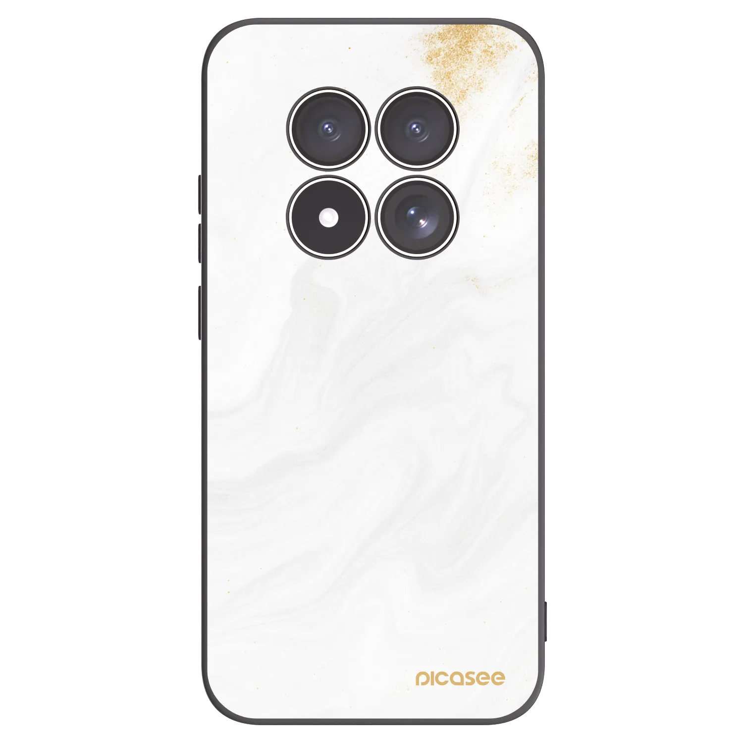 Picasee Xiaomi Redmi Note 15 Pro 4G Hülle - Schwarzes Silikon - White