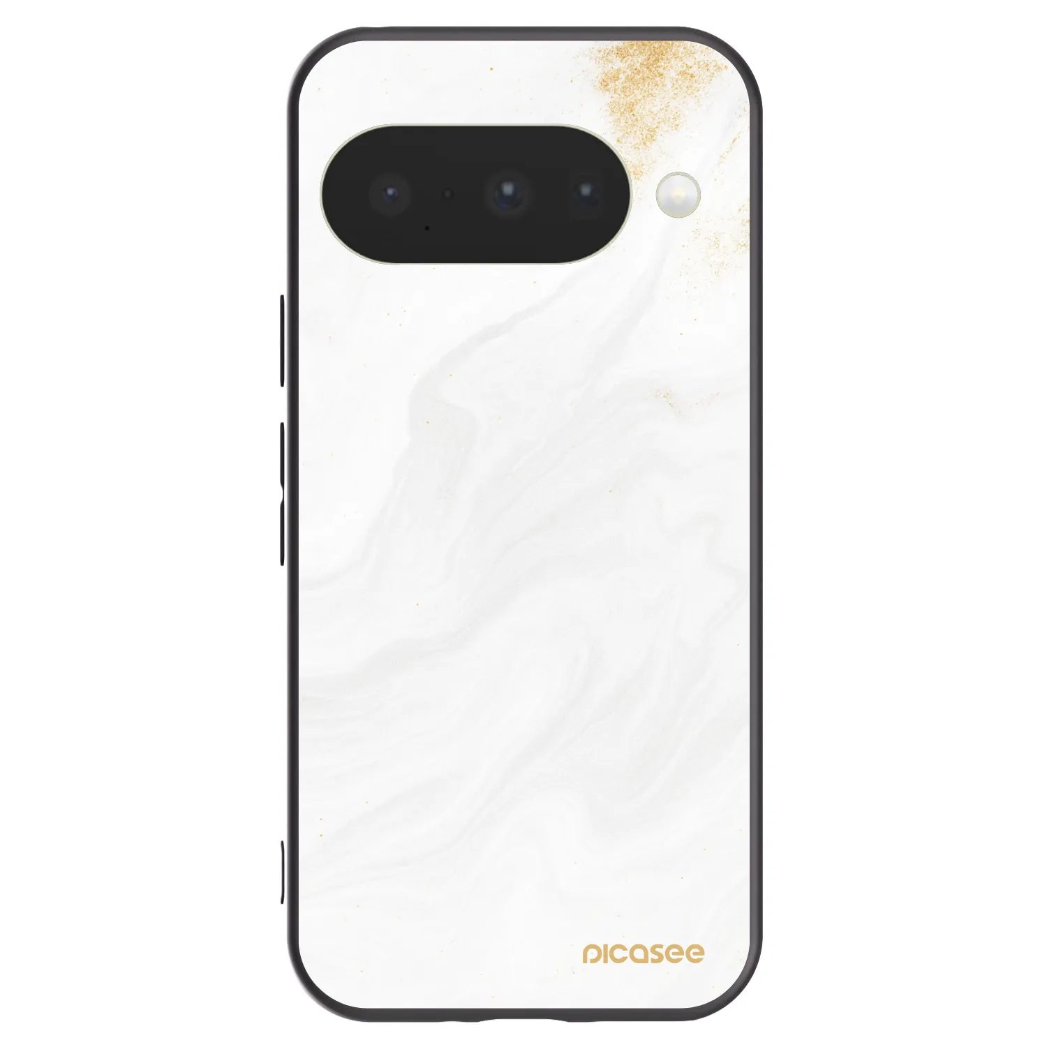 Picasee Google Pixel 10 Hülle - Schwarzes Silikon - White